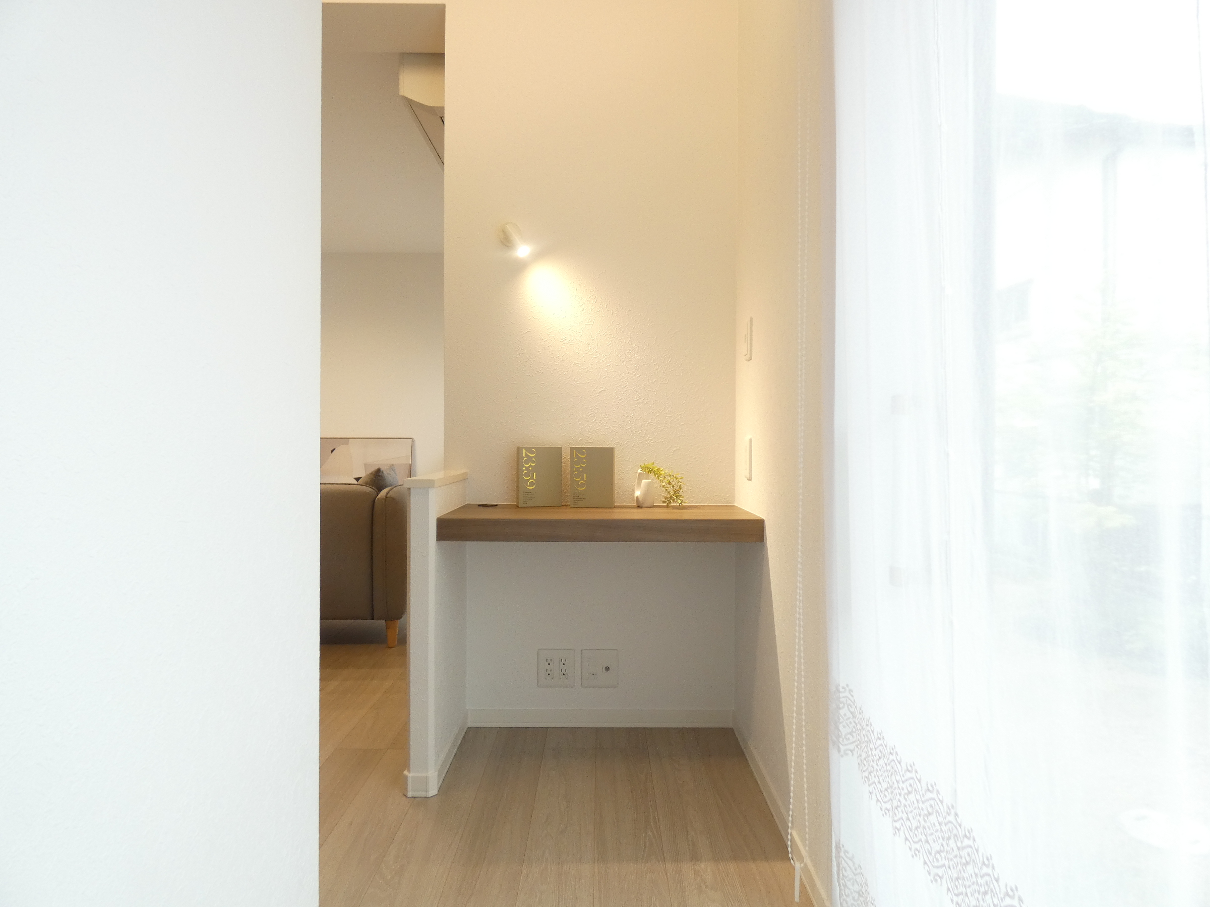 ダイニングにはカウンターを設けました。（2026.4撮影）