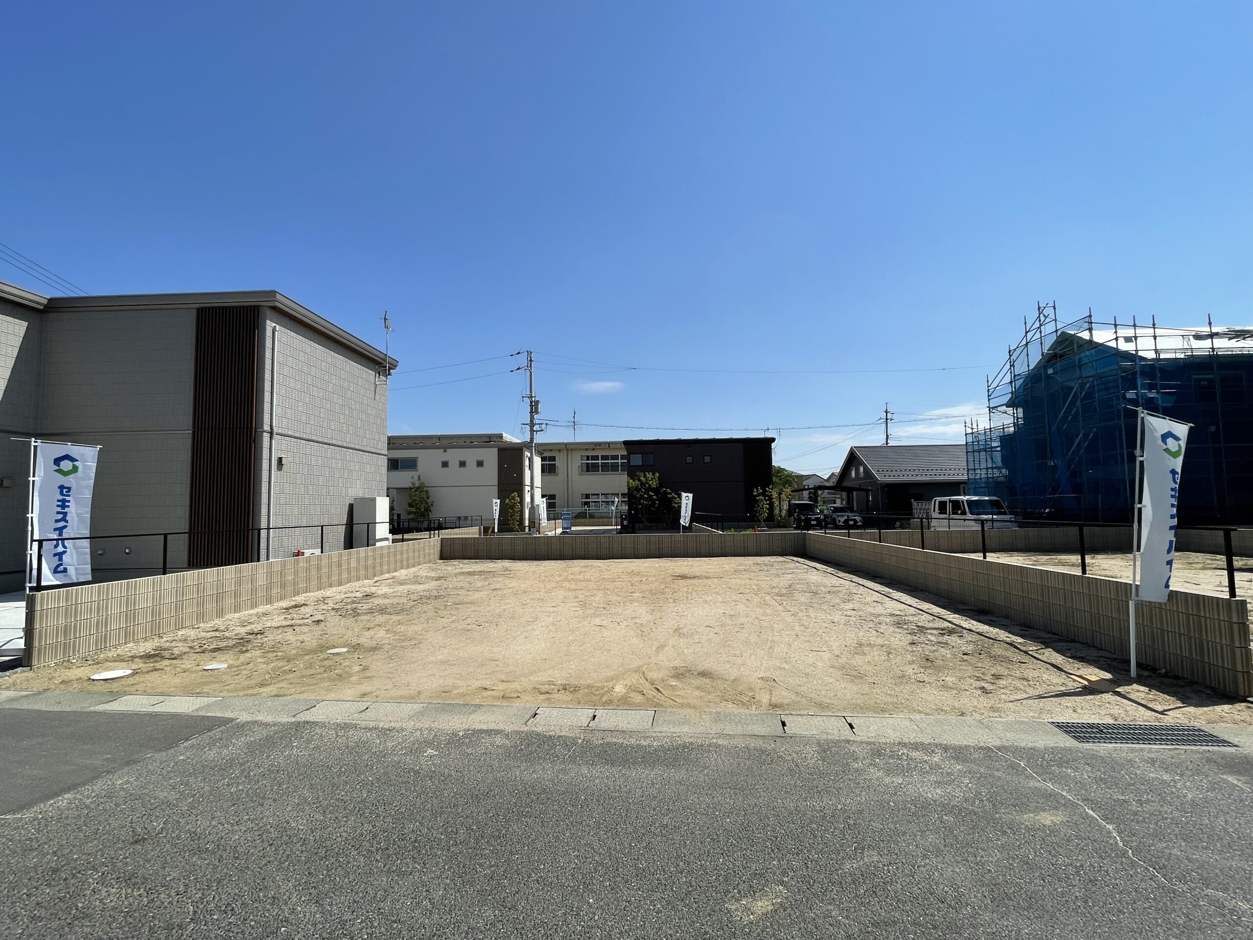 3号地現地写真（北道路）