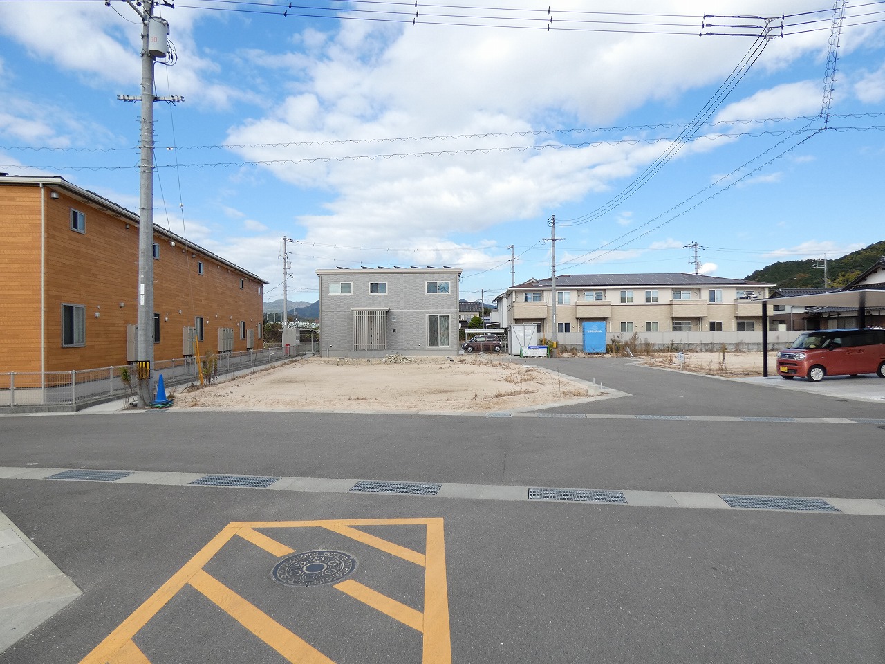 安心安全のセキスイハイムの分譲地です。