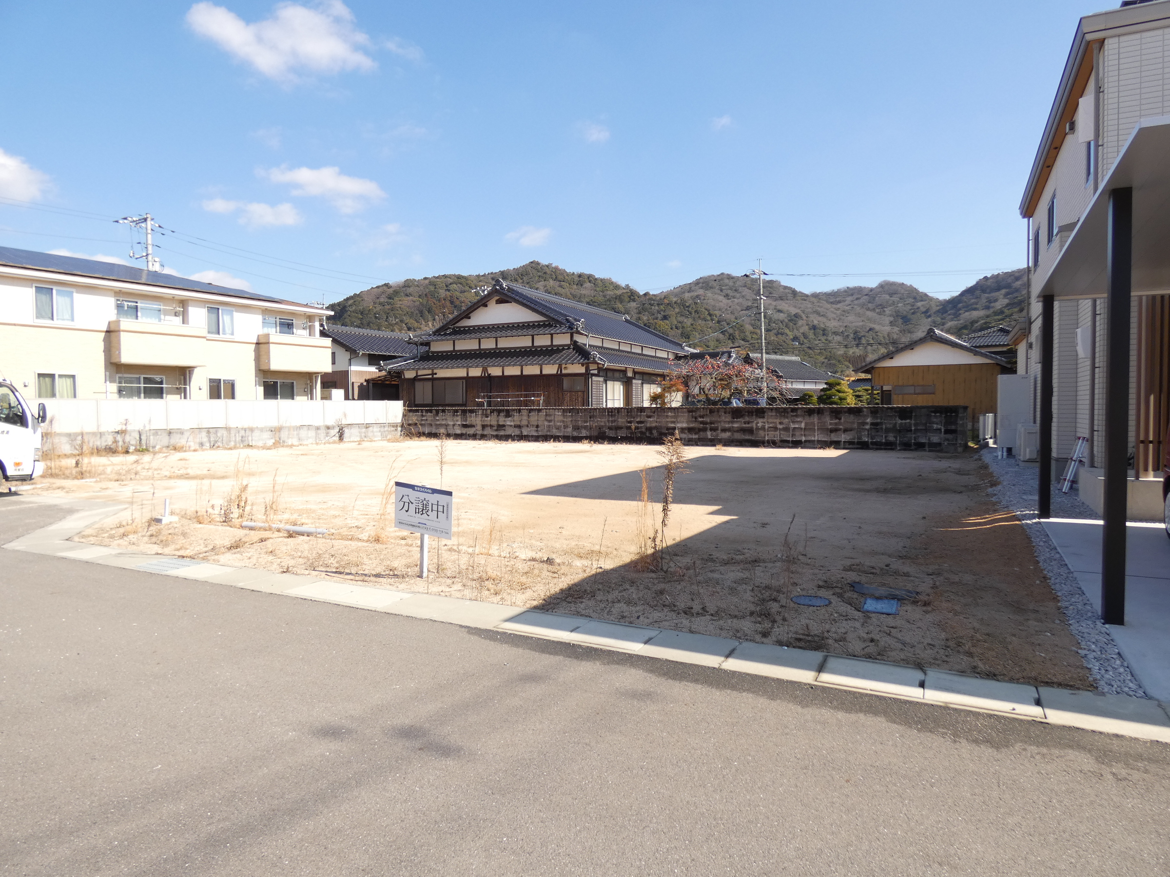 安心安全のセキスイハイムの分譲地です。