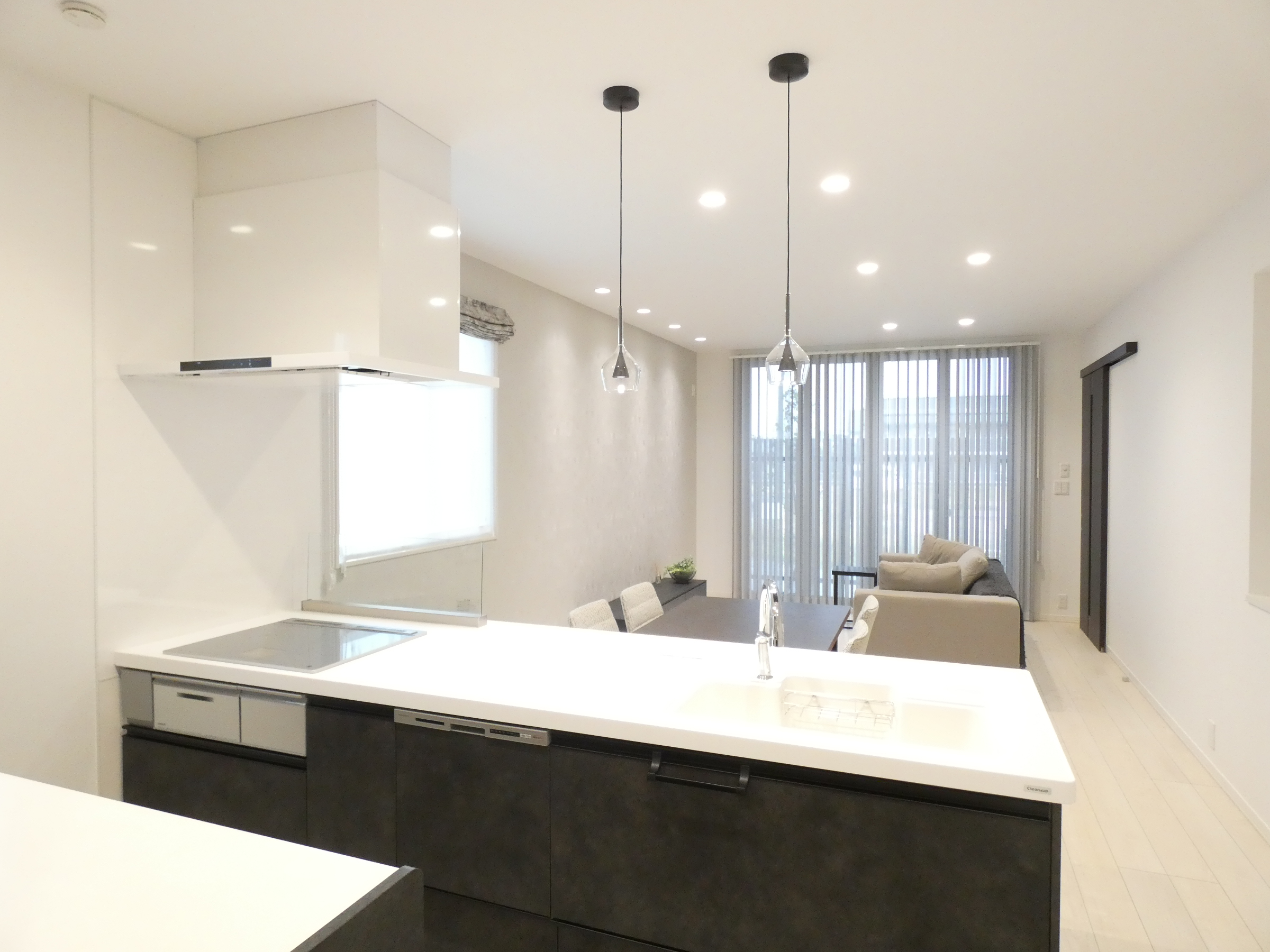 縦型LDKなので視線が通ります。（2026.4撮影）