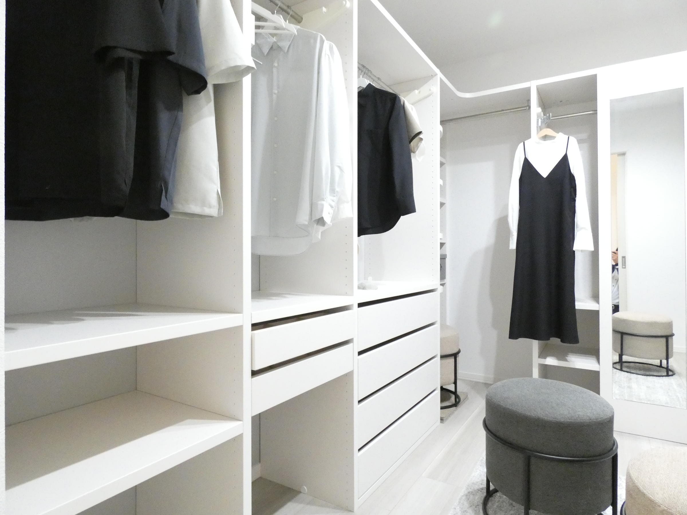 ご家族皆様の荷物をたっぷり収納可能！（2026.4撮影）