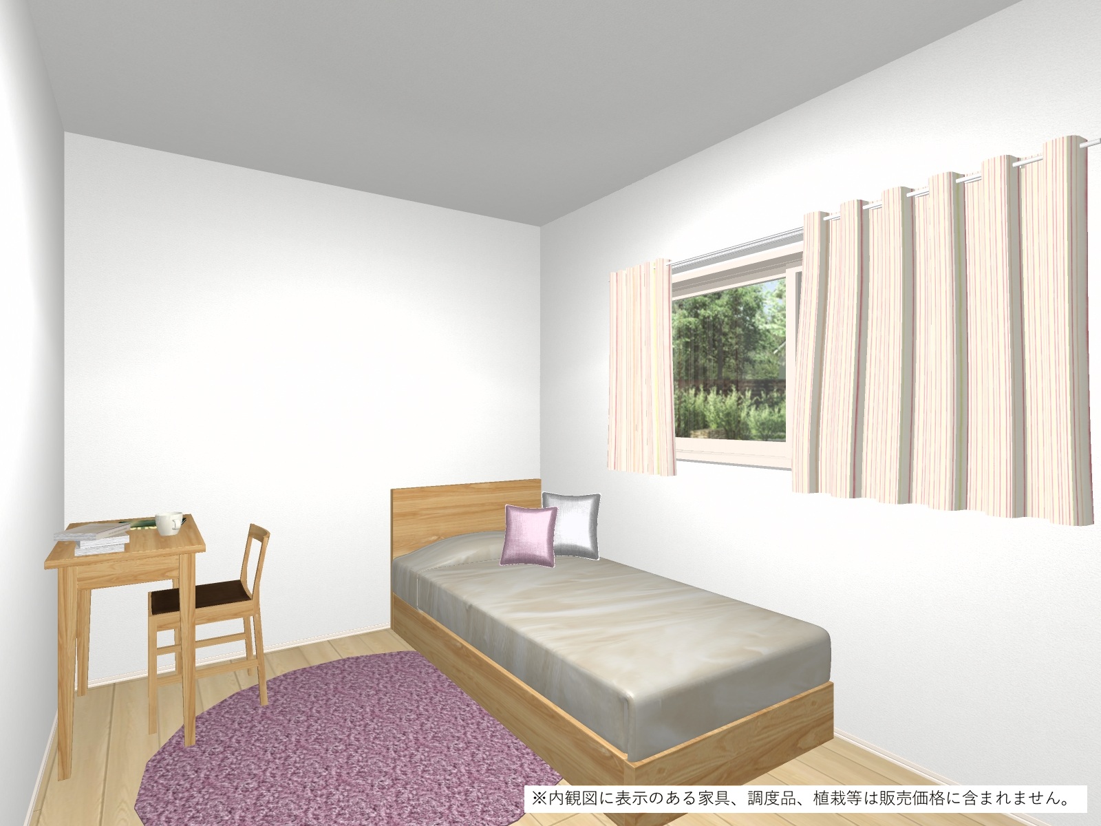 洋室（完成予想内観パース）