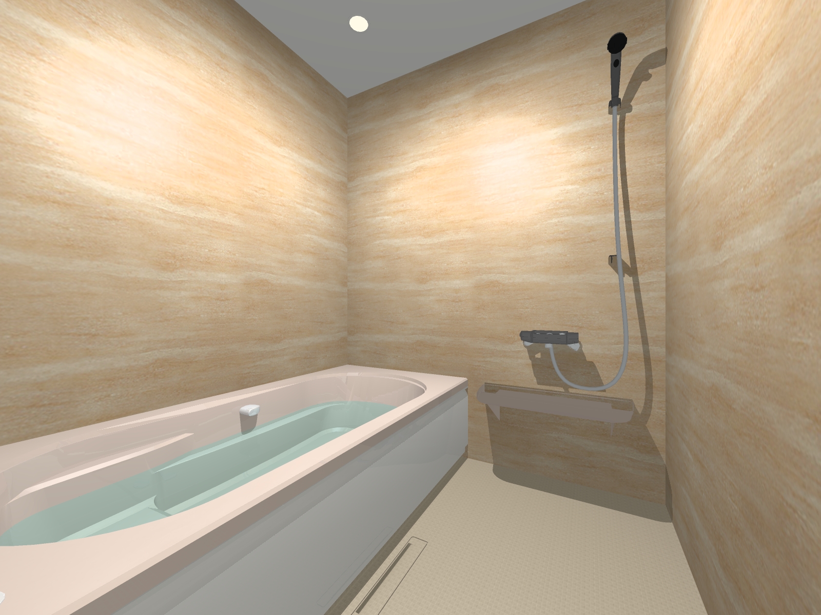 浴室（完成予想内観パース）