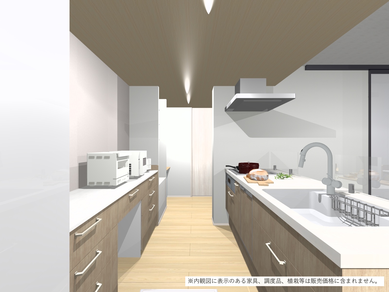 キッチン（完成予想内観パース）