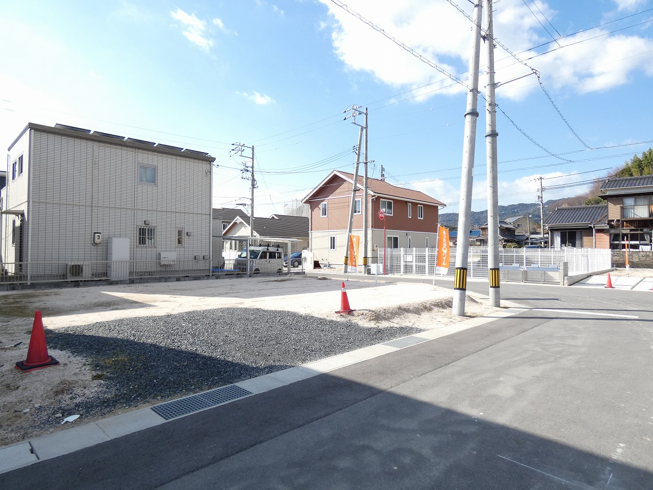 安心安全のセキスイハイムの分譲地です。