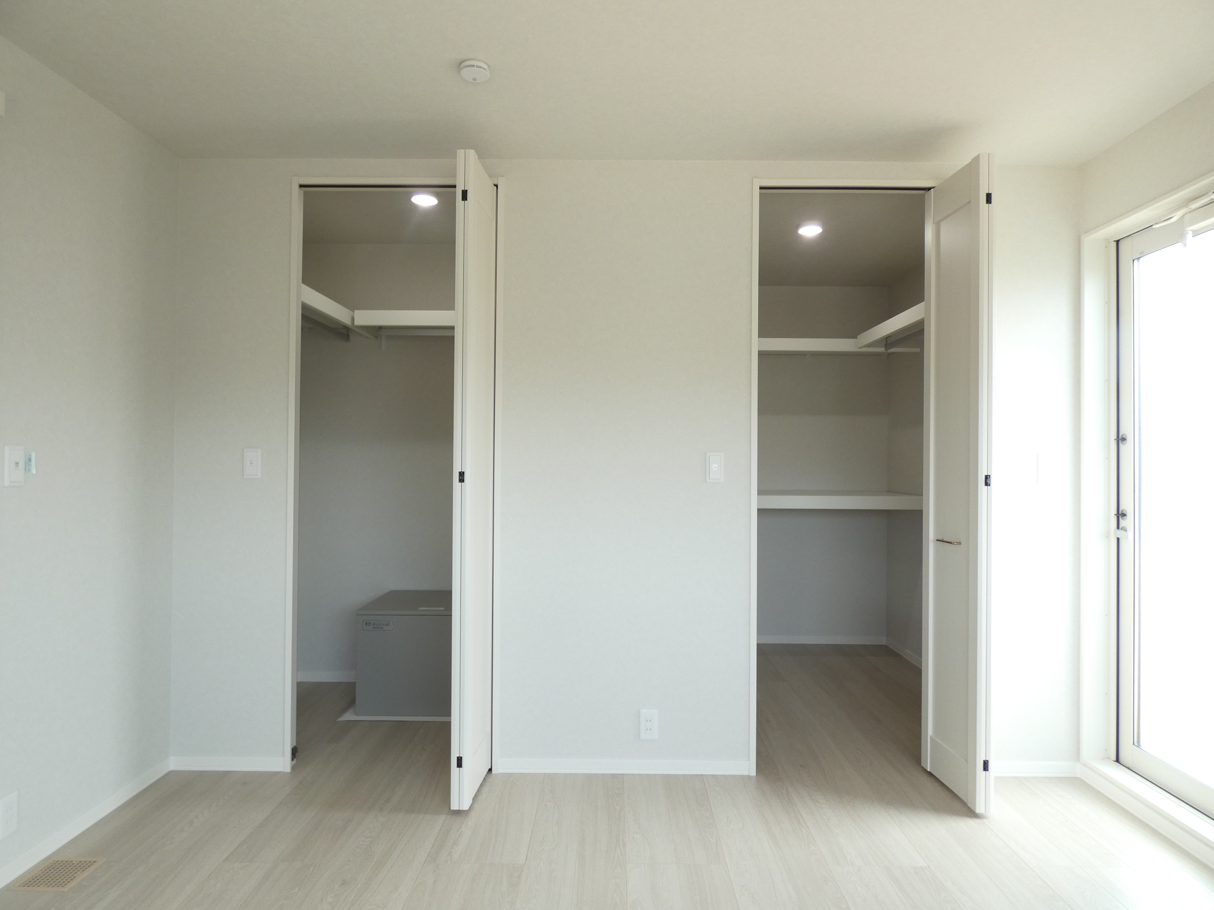 ２つのウォークインクローゼット（2026.4撮影）