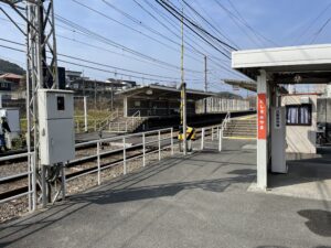 伊予鉄高浜線　西衣山駅　1,990ｍ　徒歩25分