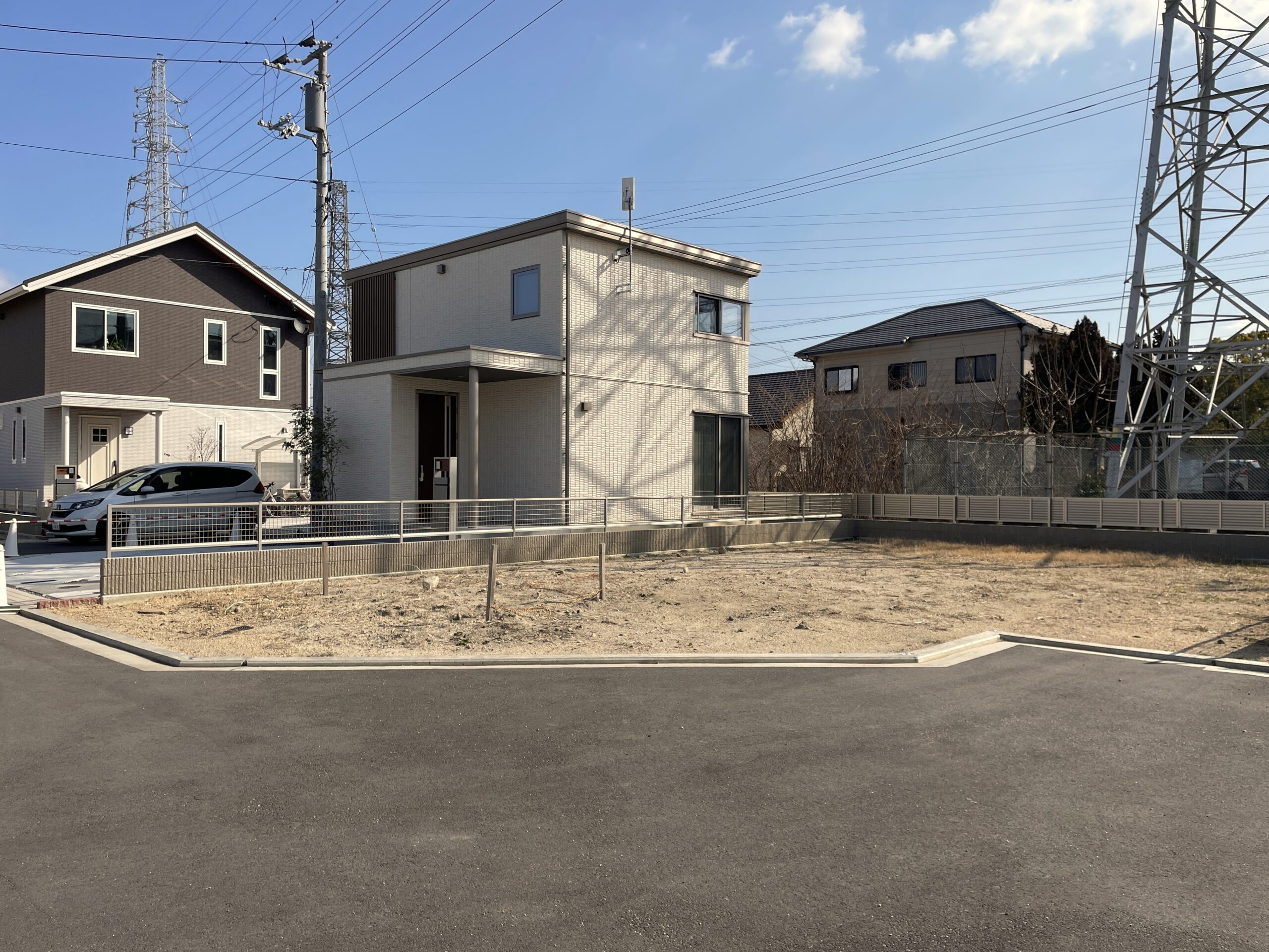 11号地前面道路から撮影（撮影日時2026.2.1）