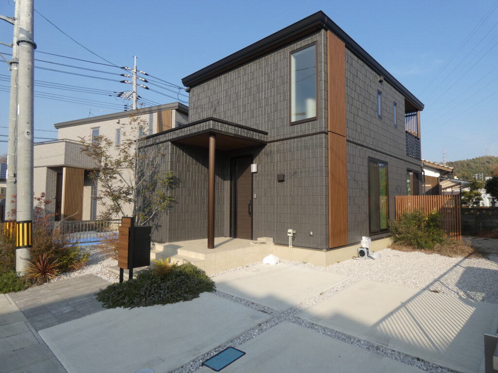 光井Ⅲ5号地分譲住宅外観（撮影日：26.02.13）