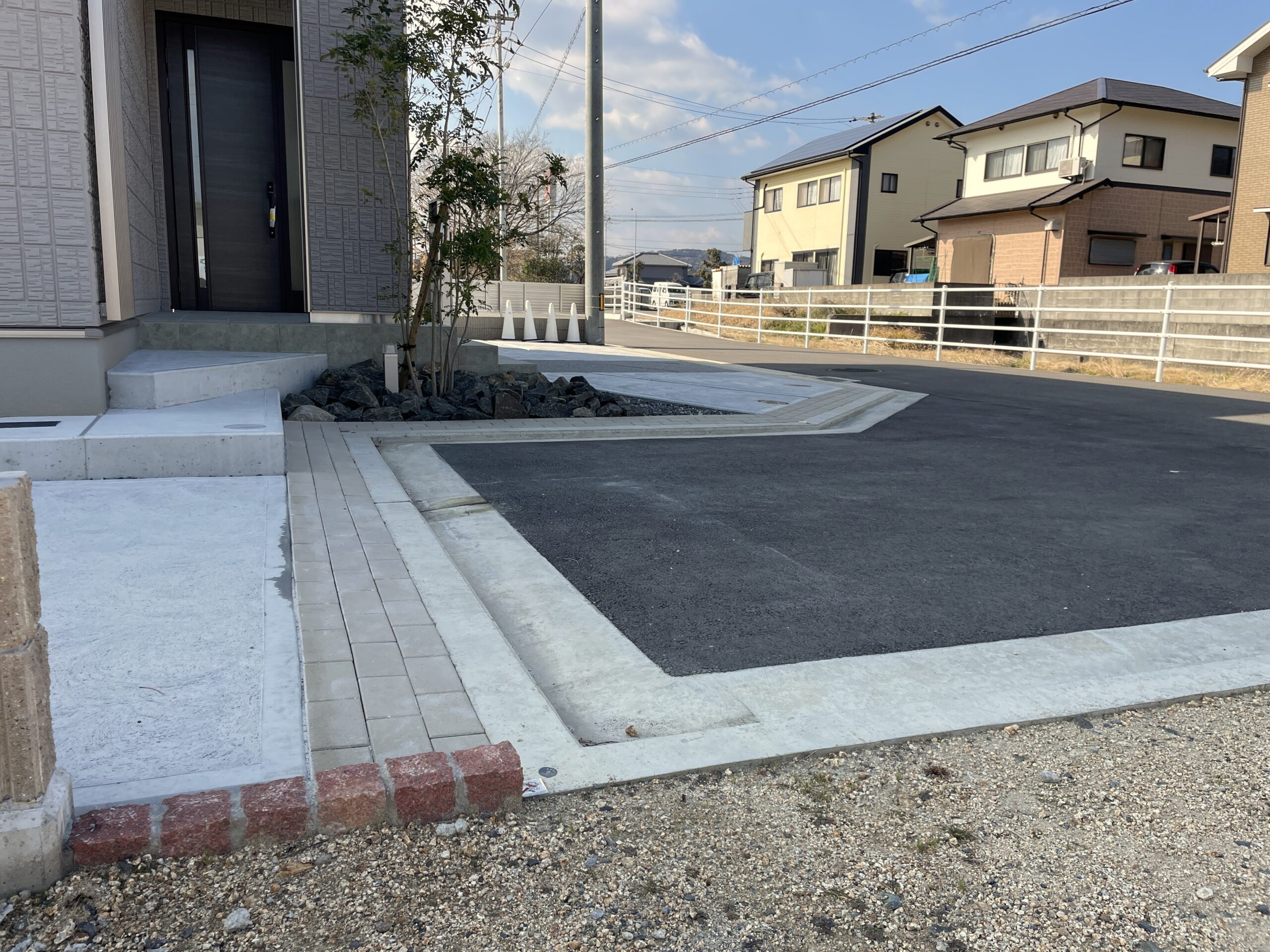 5号敷地境界共通敷材（撮影日時2026.2.1）