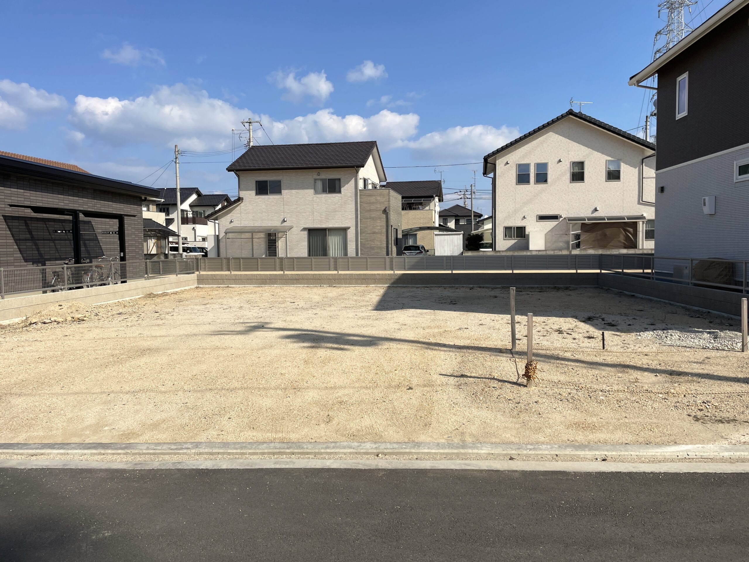 3号地前面道路から撮影（撮影日時2026.2.1）