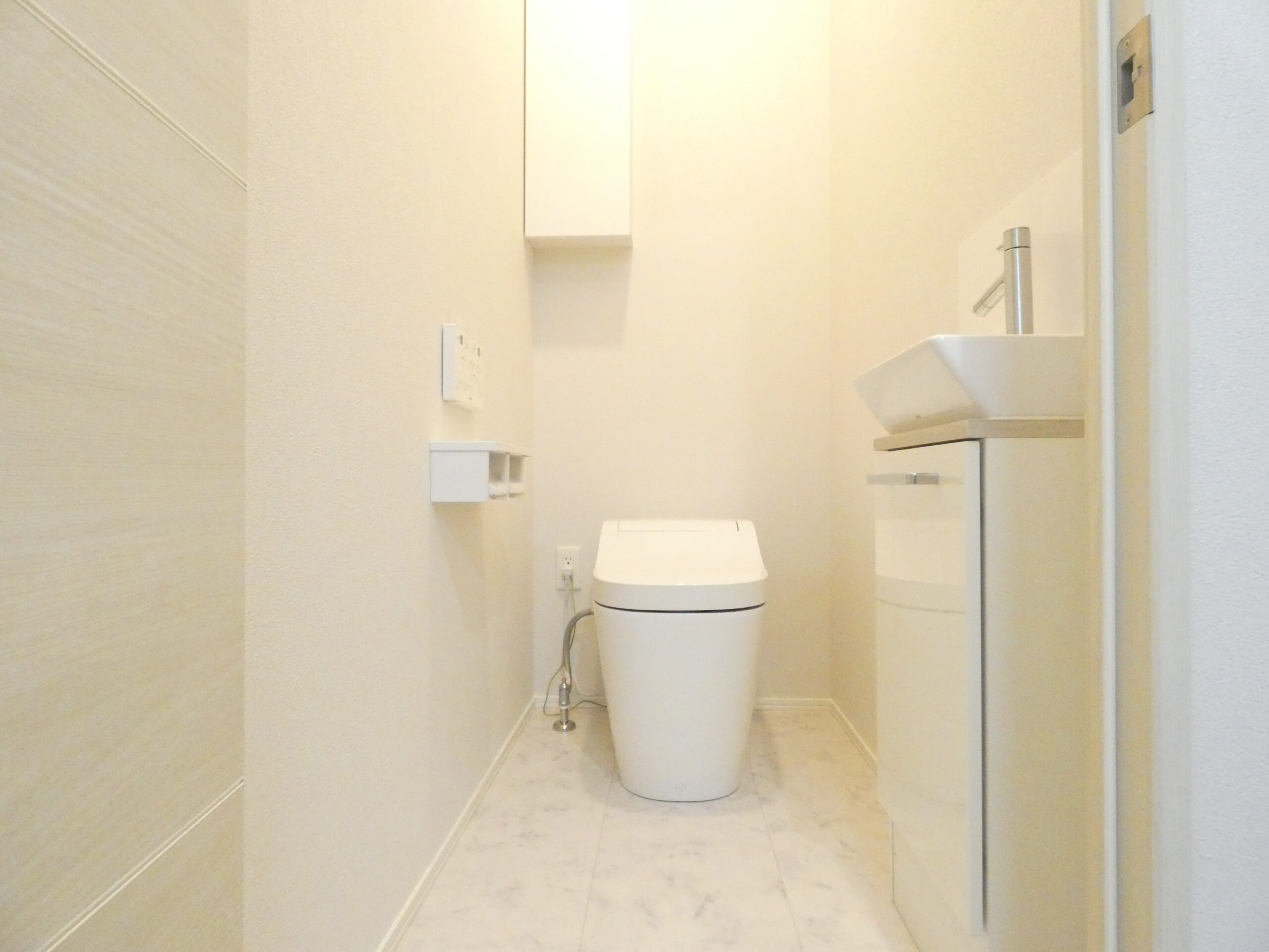 タンクレストイレを採用しています。（2025.07撮影）
