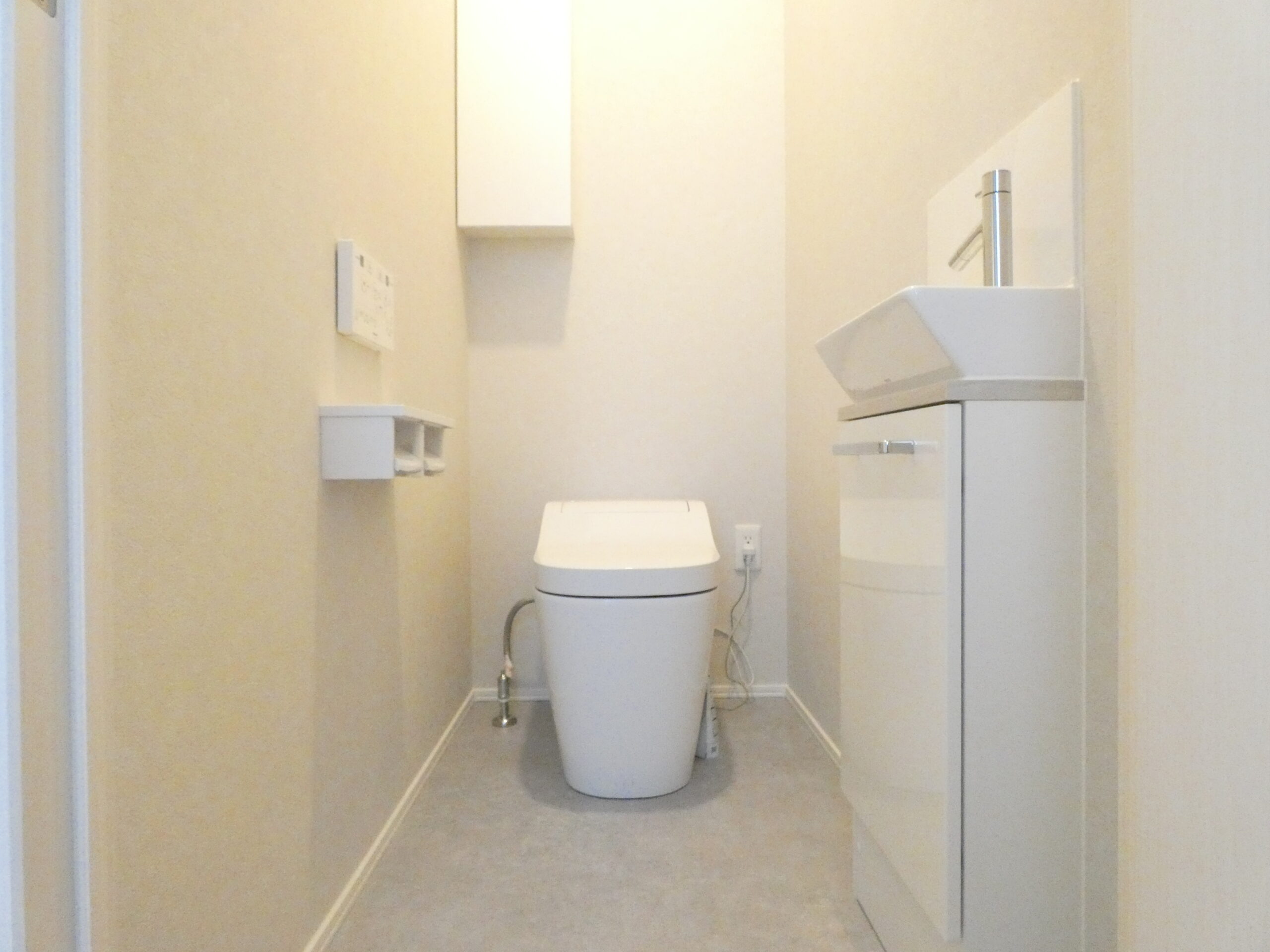 タンクレストイレを採用しました。（2025.07撮影）