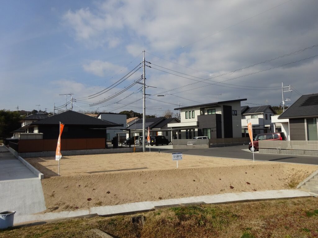 安心安全のセキスイハイムの分譲地です。