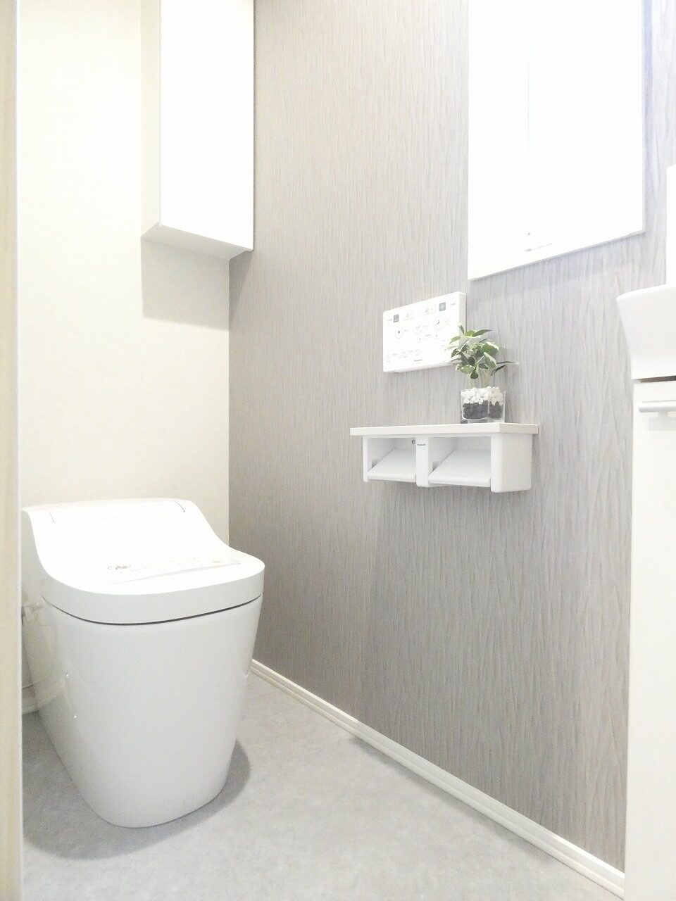 1階トイレはタンクレストイレを採用。（2025.07撮影）