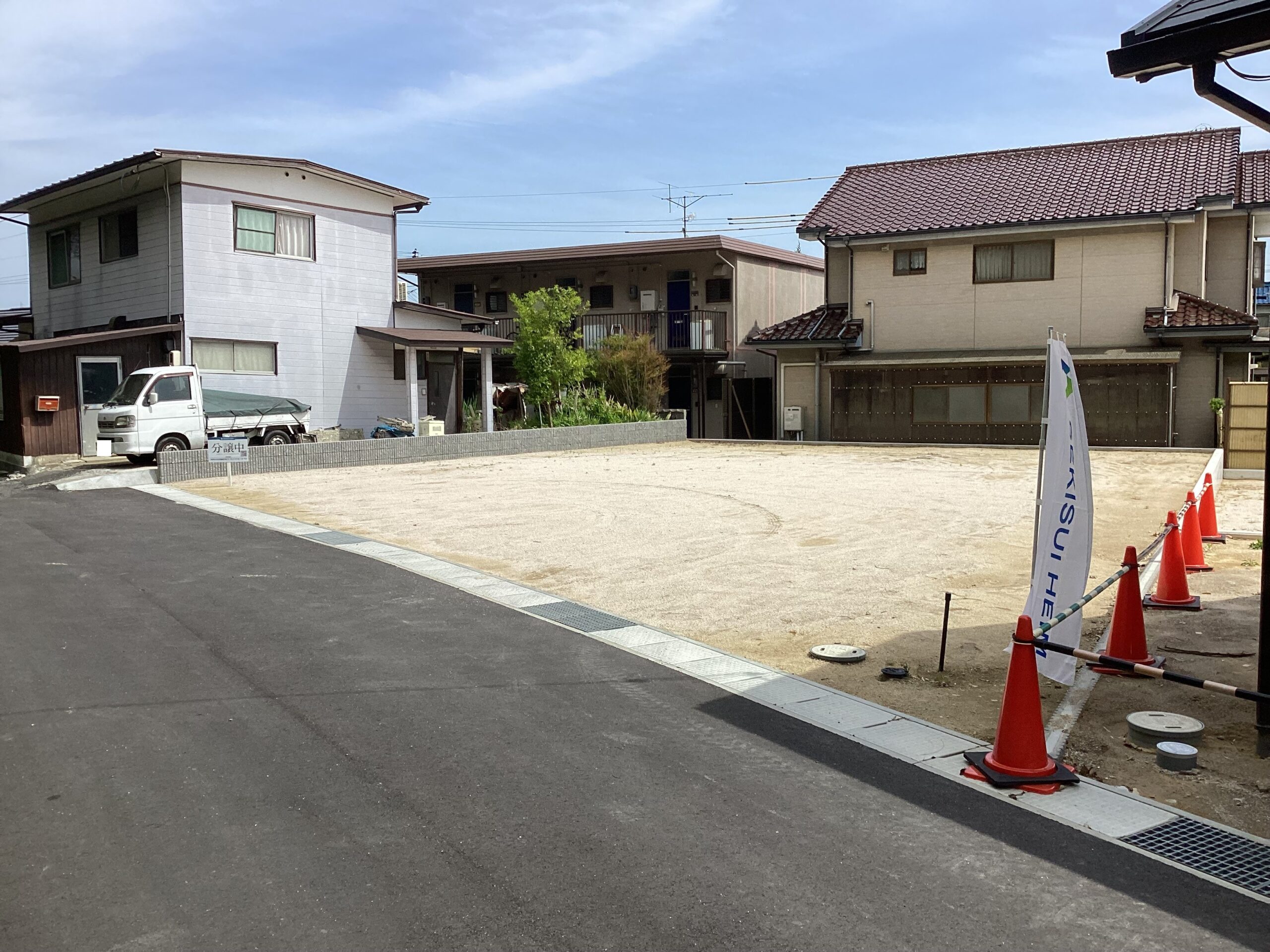 安心安全のセキスイハイムの分譲地です。