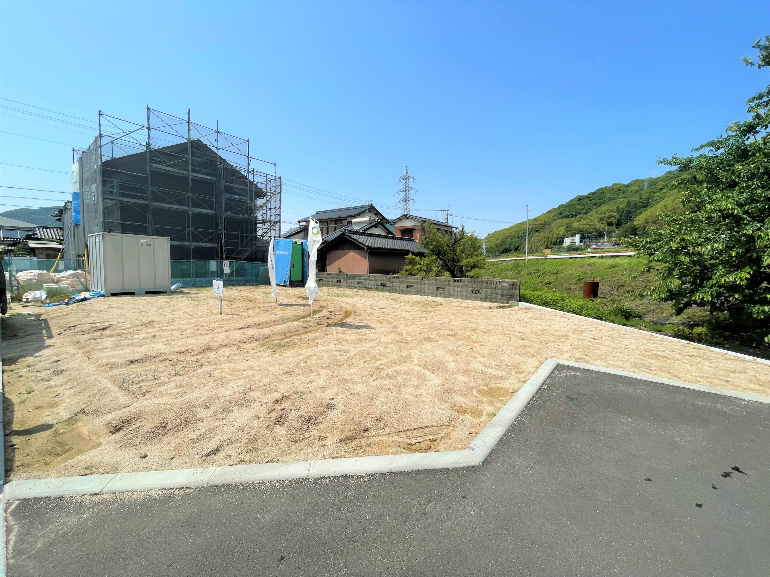 安心安全のセキスイハイムの分譲地です。