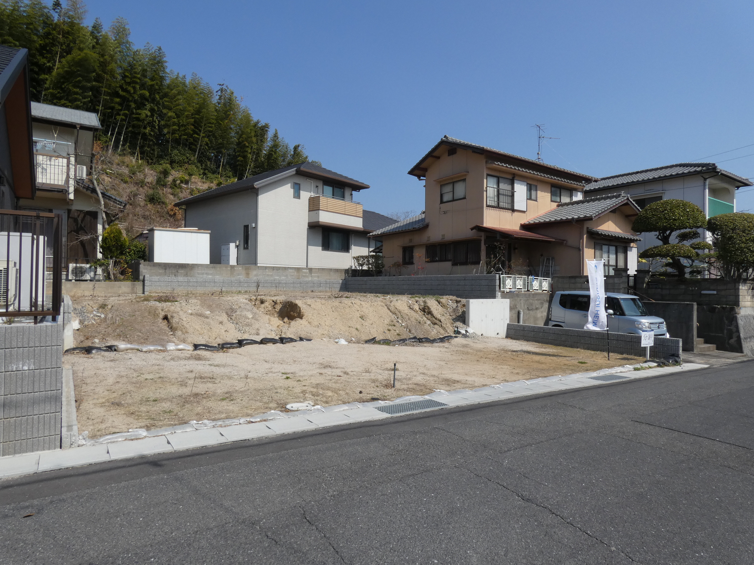 安心安全のセキスイハイムの分譲地です。