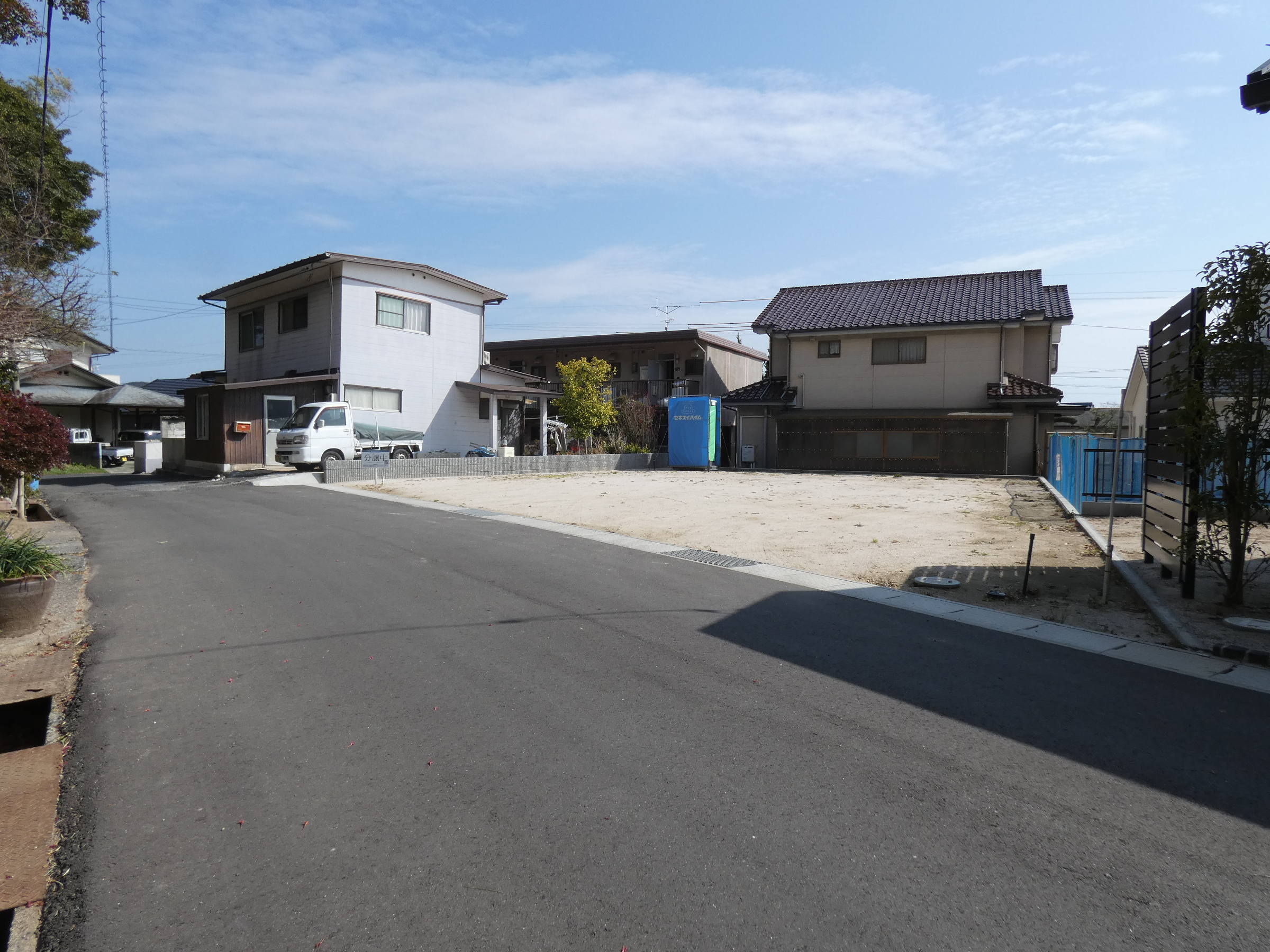 閑静な住宅街です。