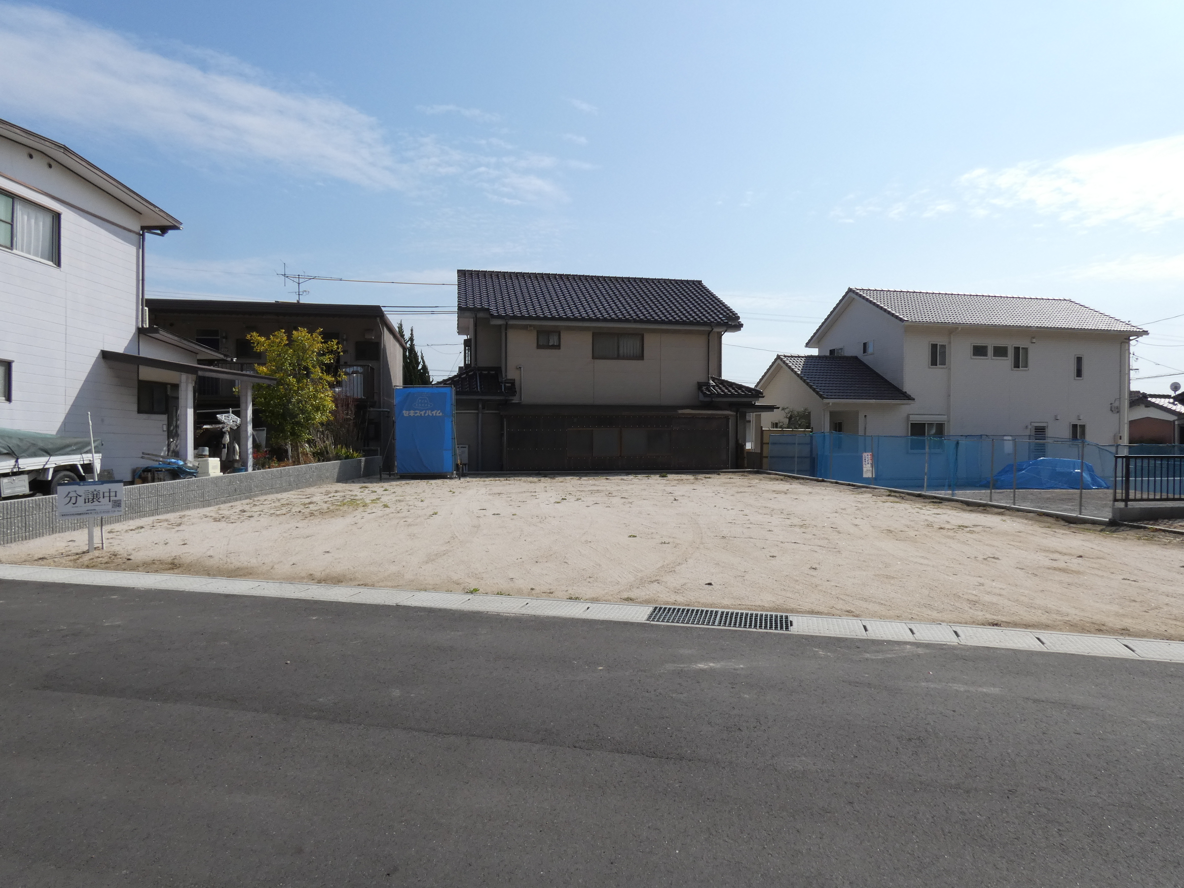 安心安全のセキスイハイムの分譲地です。