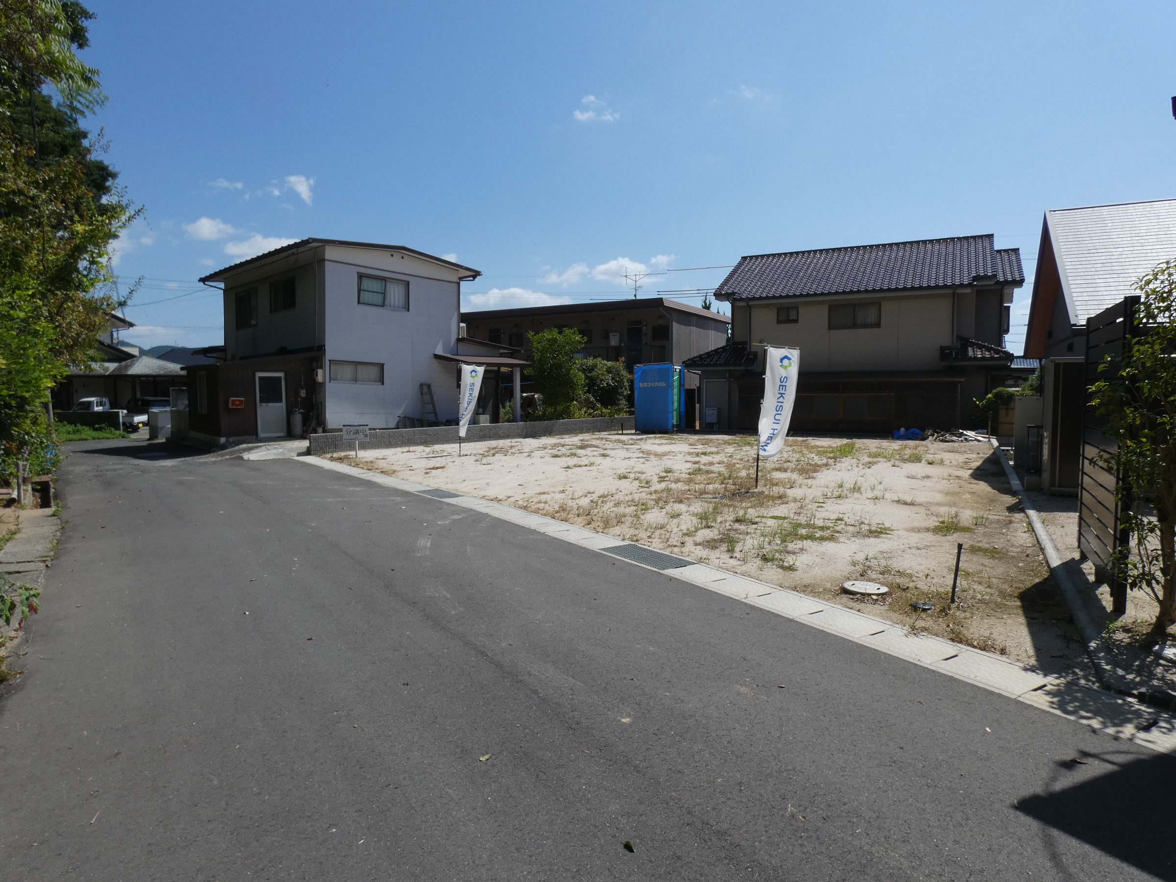 閑静な住宅街です。