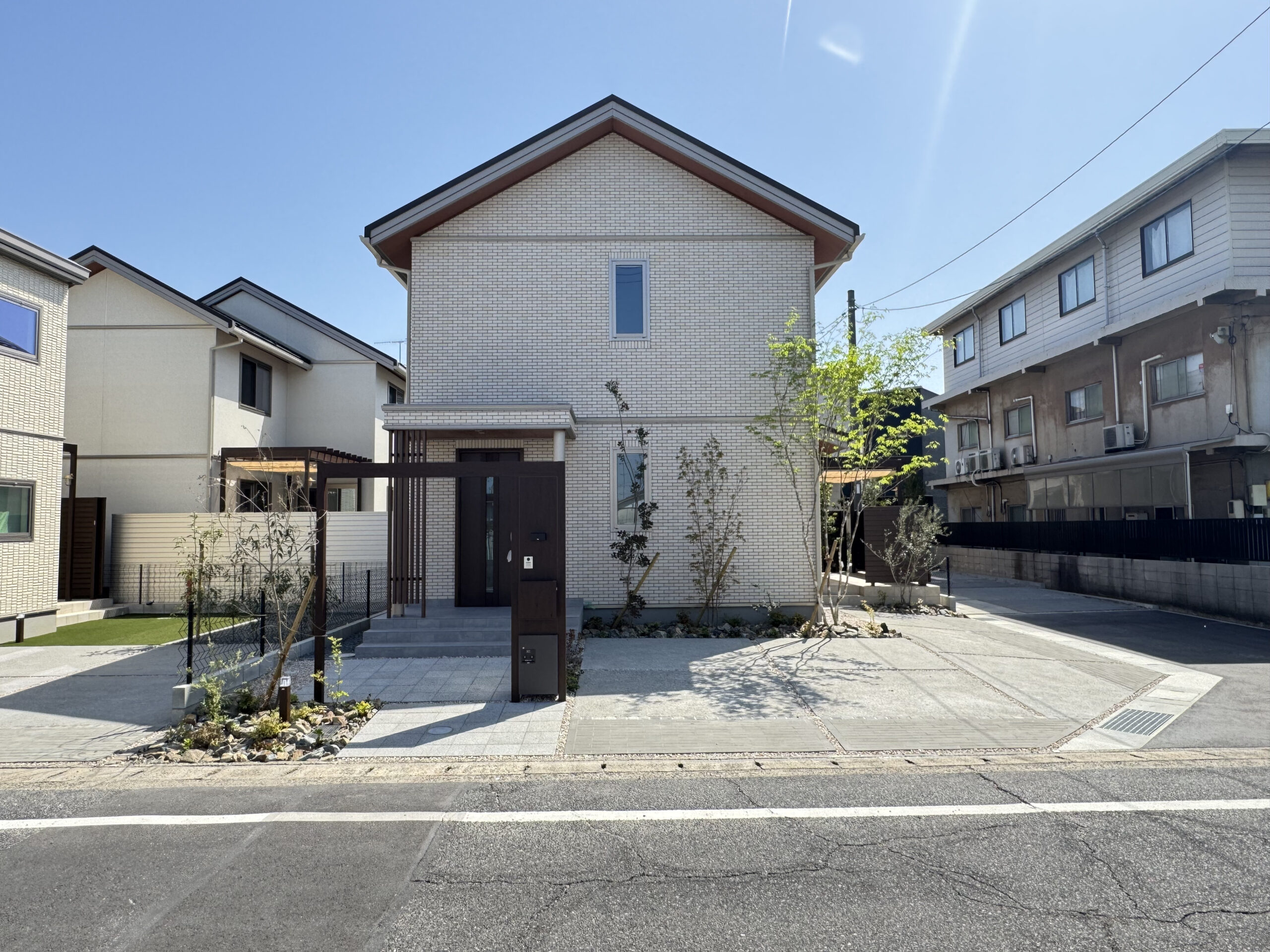 正面から見ても素敵な外観です♪