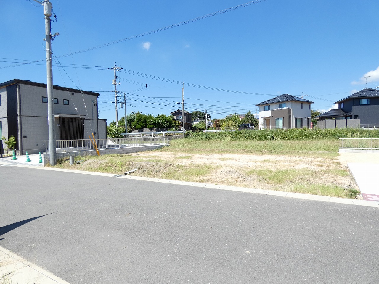 安心のセキスイハイムの分譲地です。