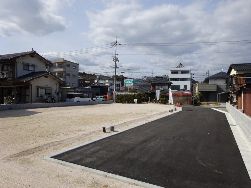 安心安全のセキスイハイムの分譲地です。