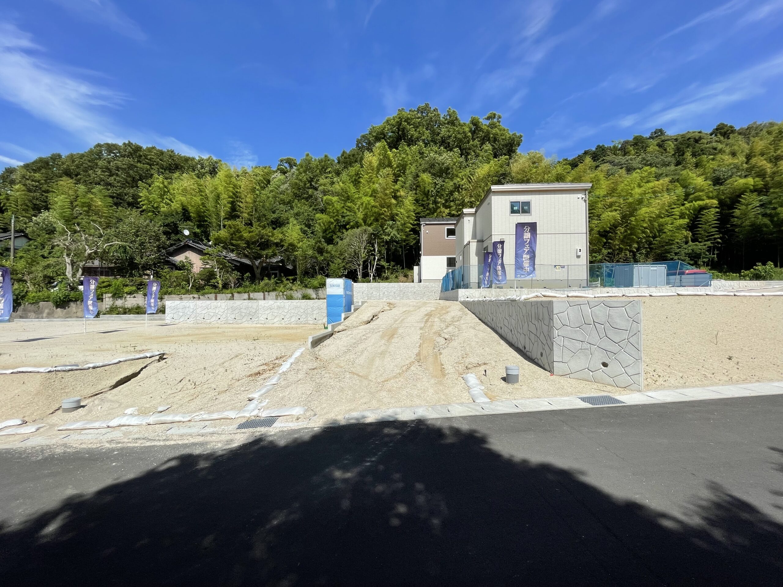 5号地　進入路