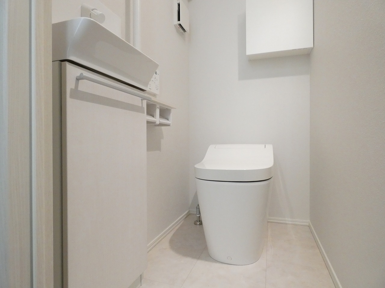 １階はタンクレストイレを採用（2025.11撮影）