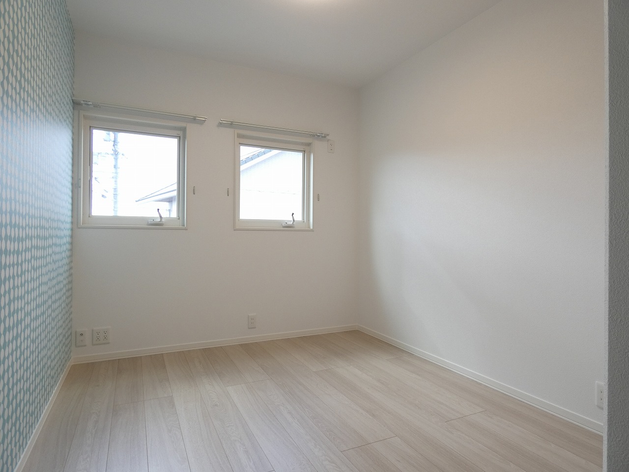 色違いのアクセントクロスを施工しました（2025.11撮影）