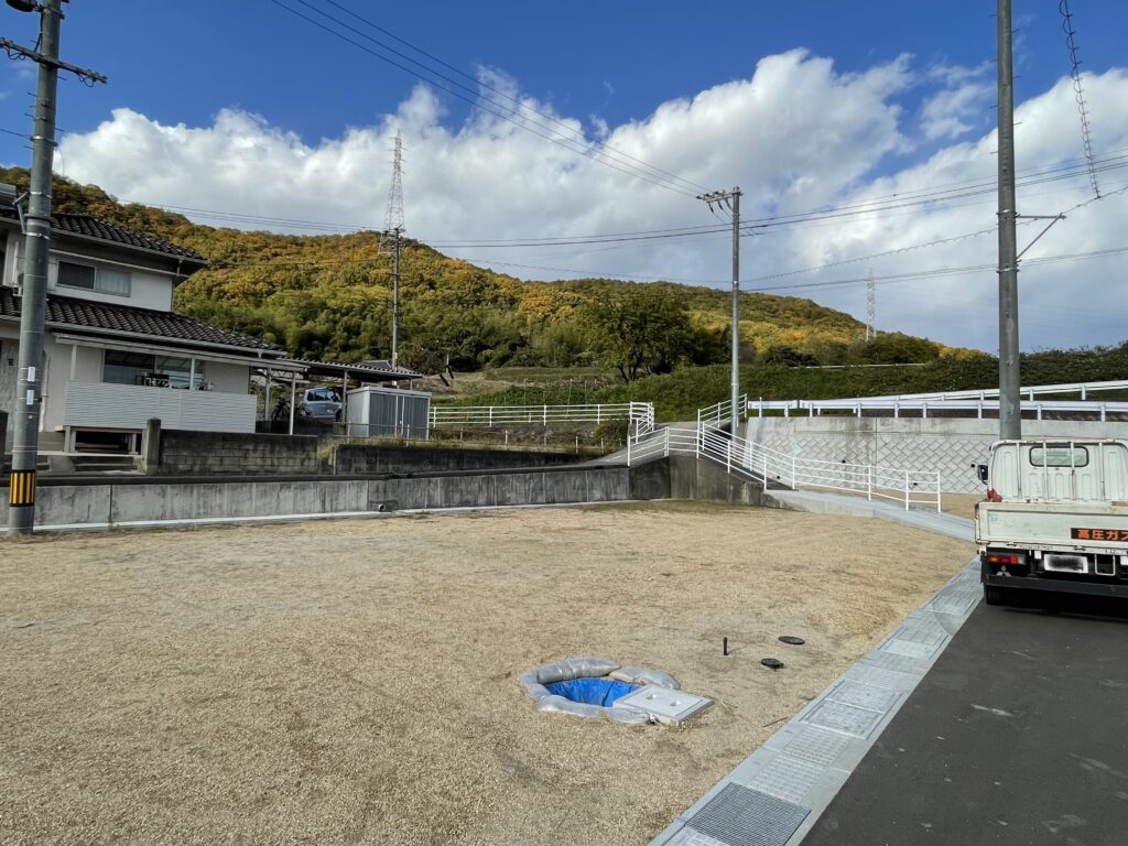 8号地は200㎡越えの広々した土地面積！様々な間取りを実現させることができます♪