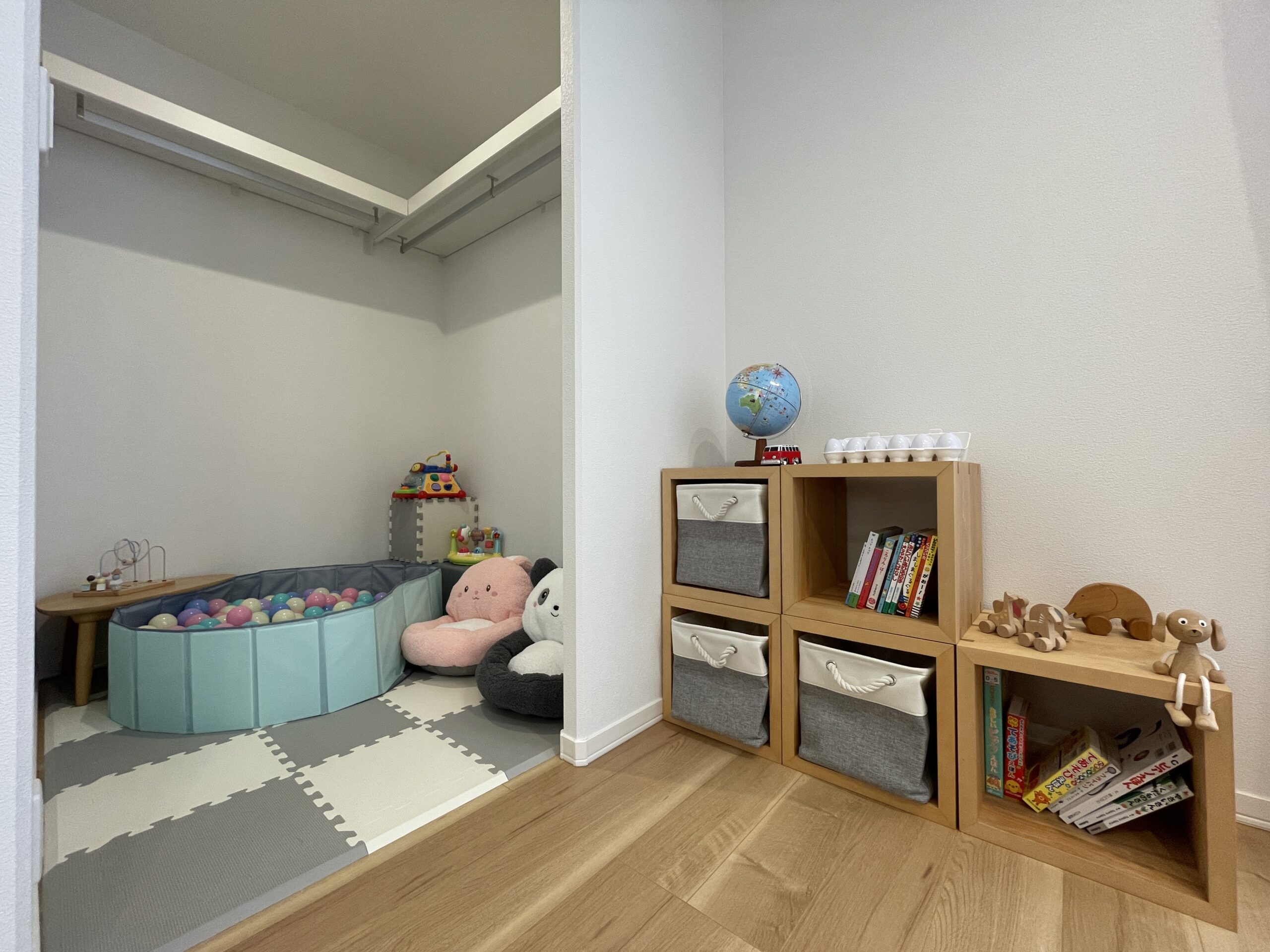 1階にキッズスペースを設けてます♪