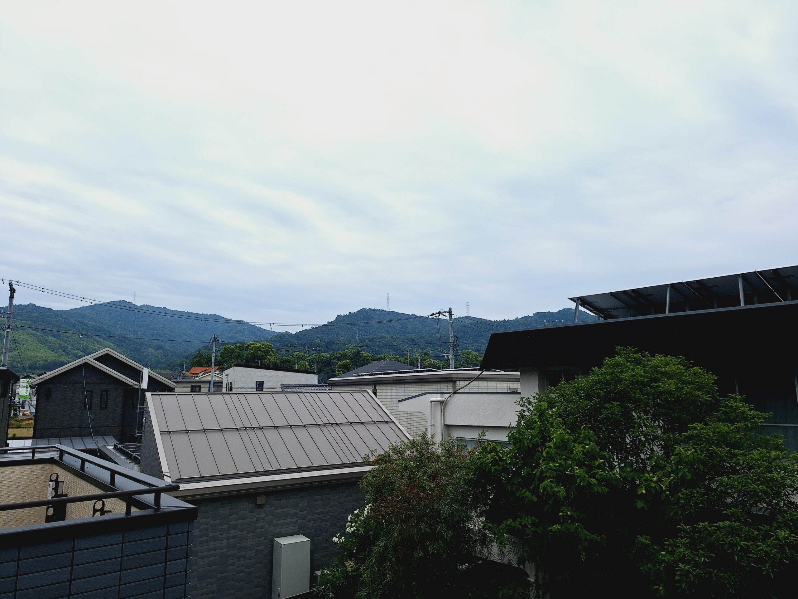 2階ベランダからの眺望