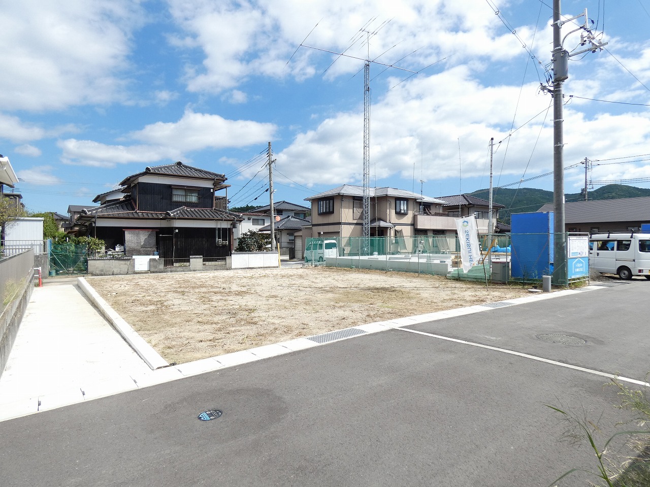 安心安全のセキスイハイムの分譲地です。