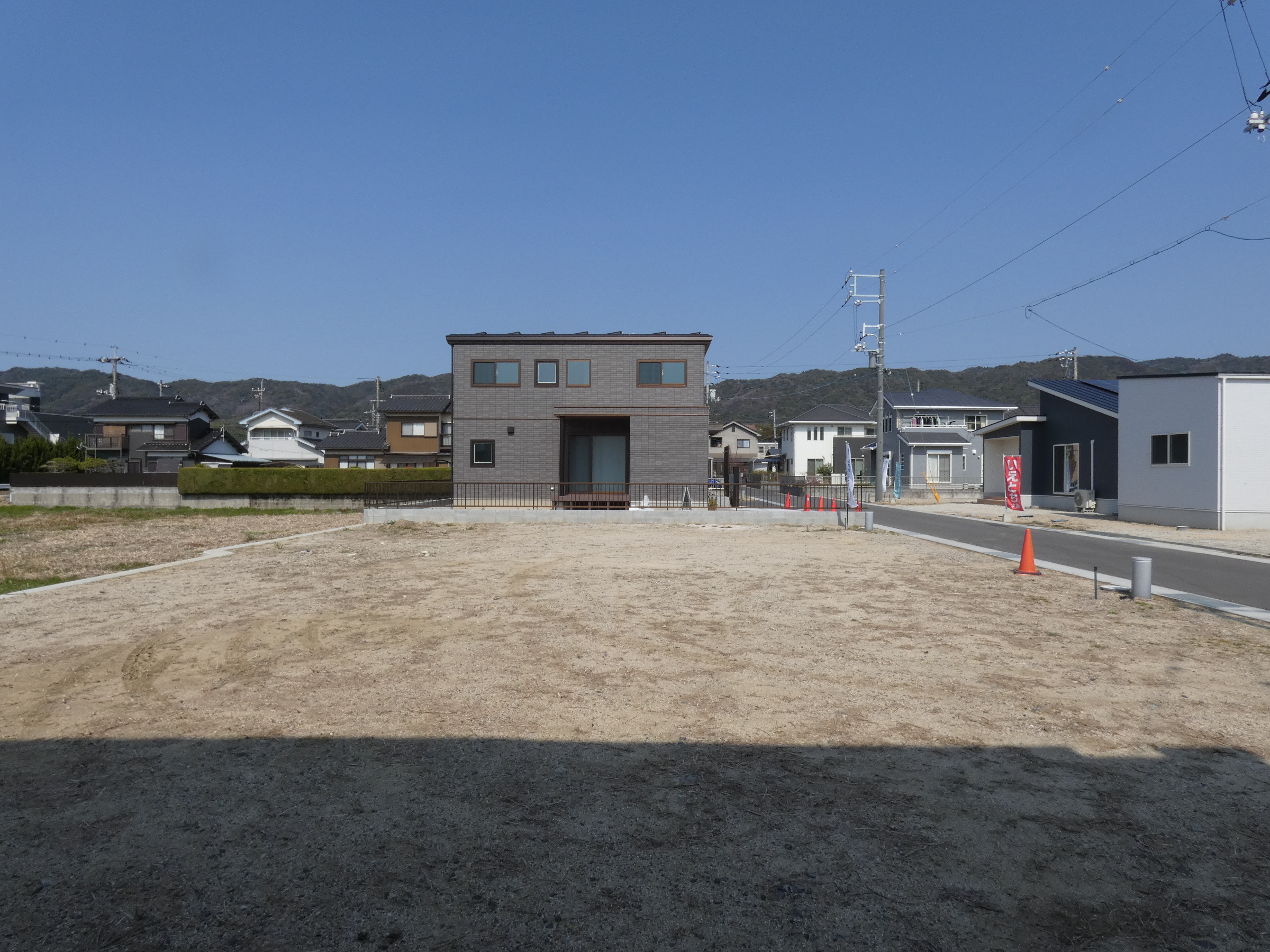 安心安全のセキスイハイムの分譲地です。