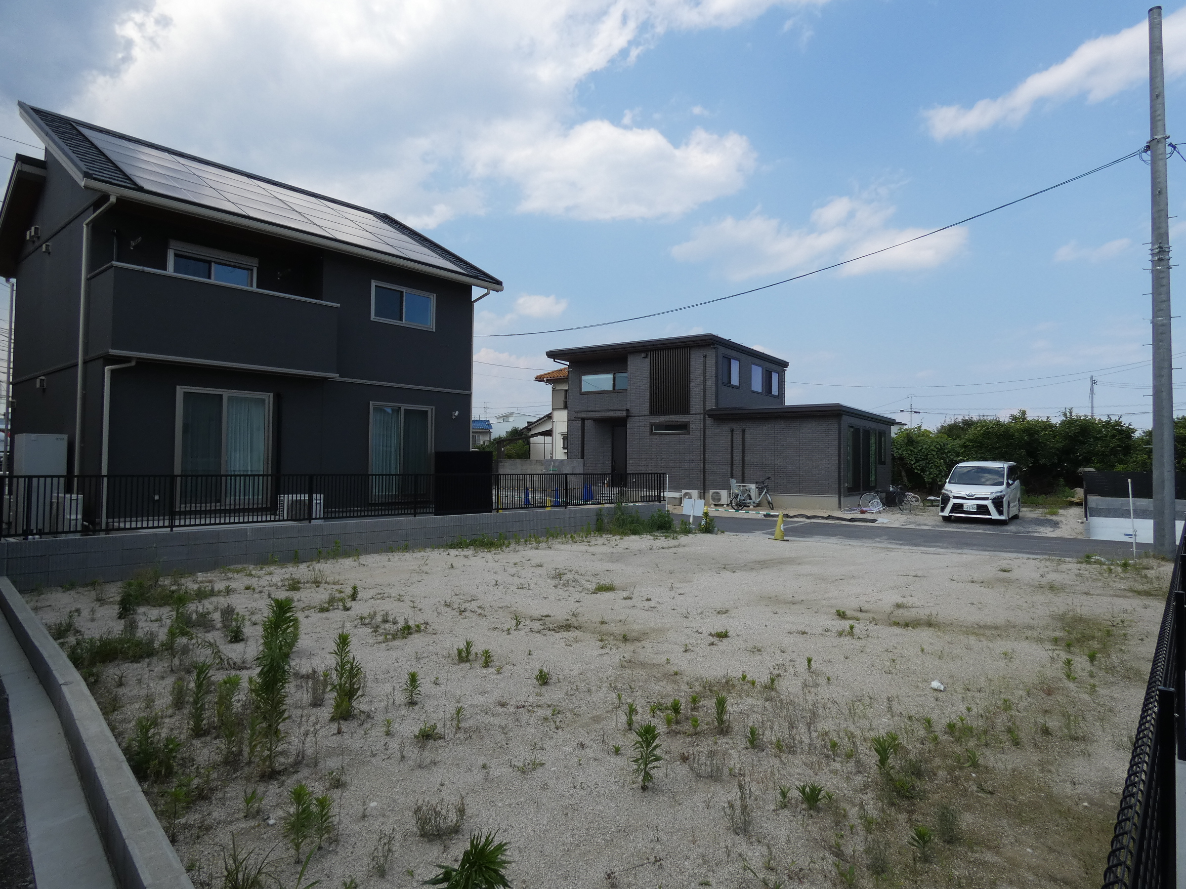 安心安全のセキスイハイムの分譲地です。