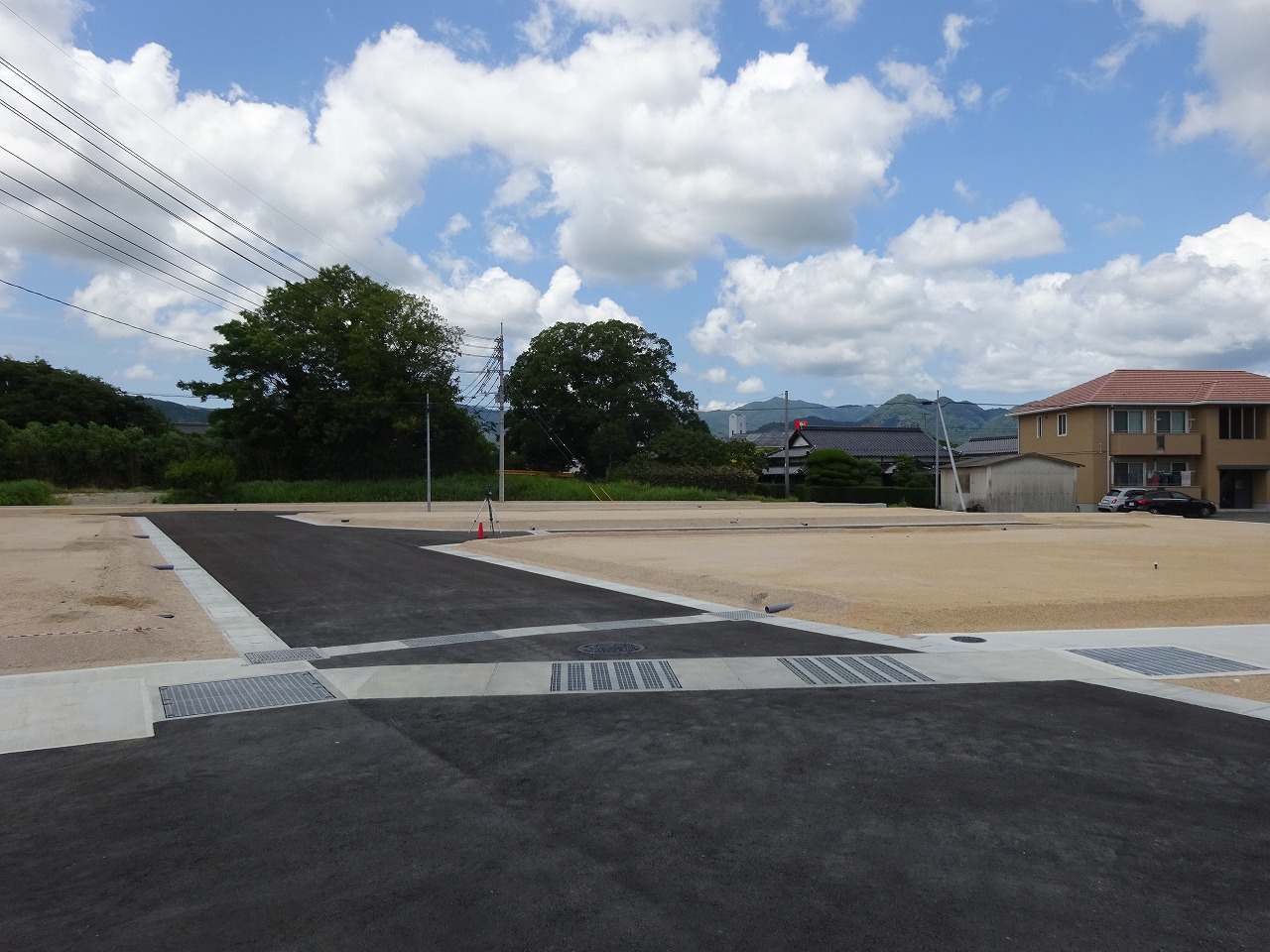 4区画分譲中です。（2025年7月撮影）