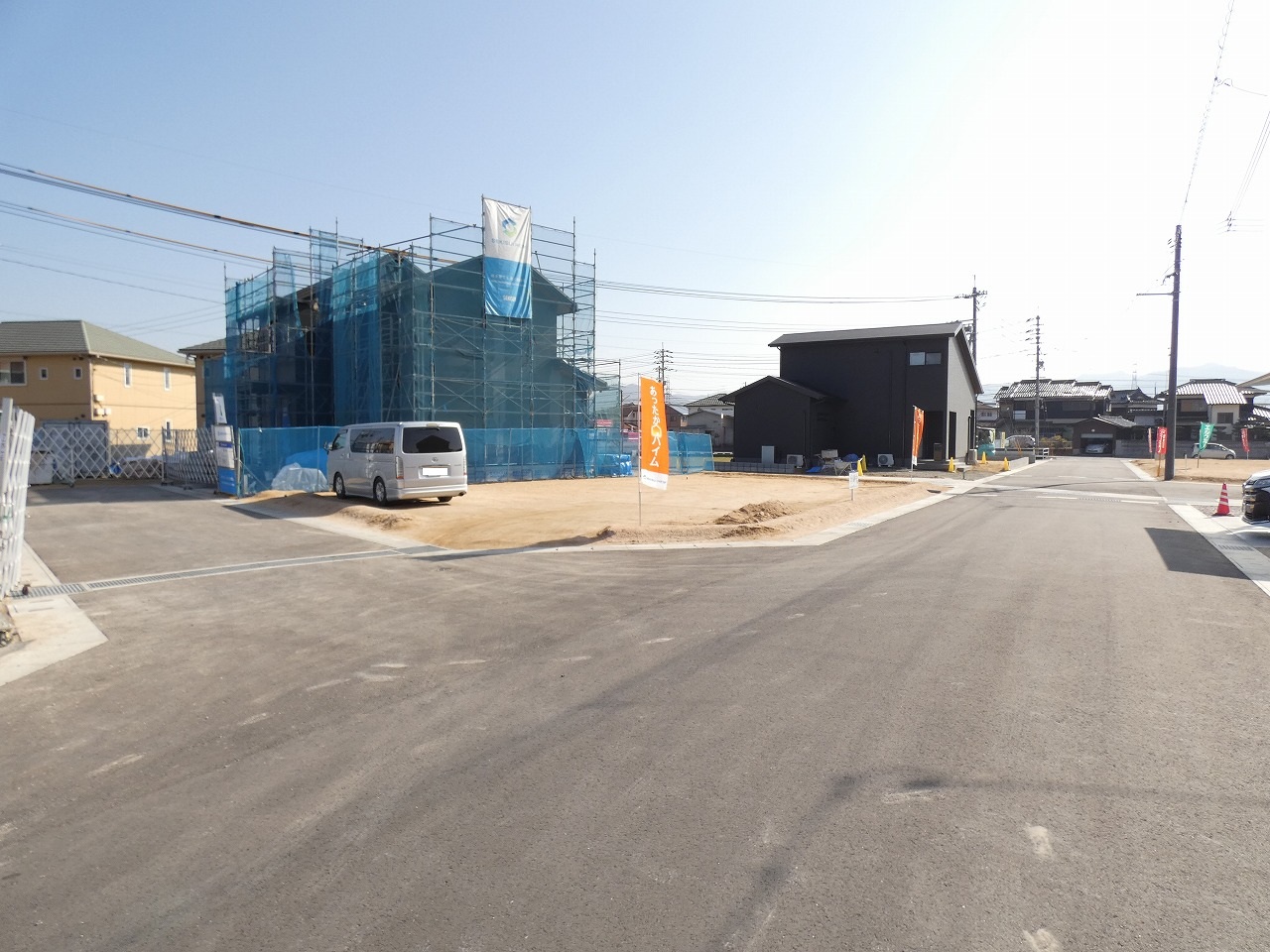 安心安全のセキスイハイムの分譲地です。