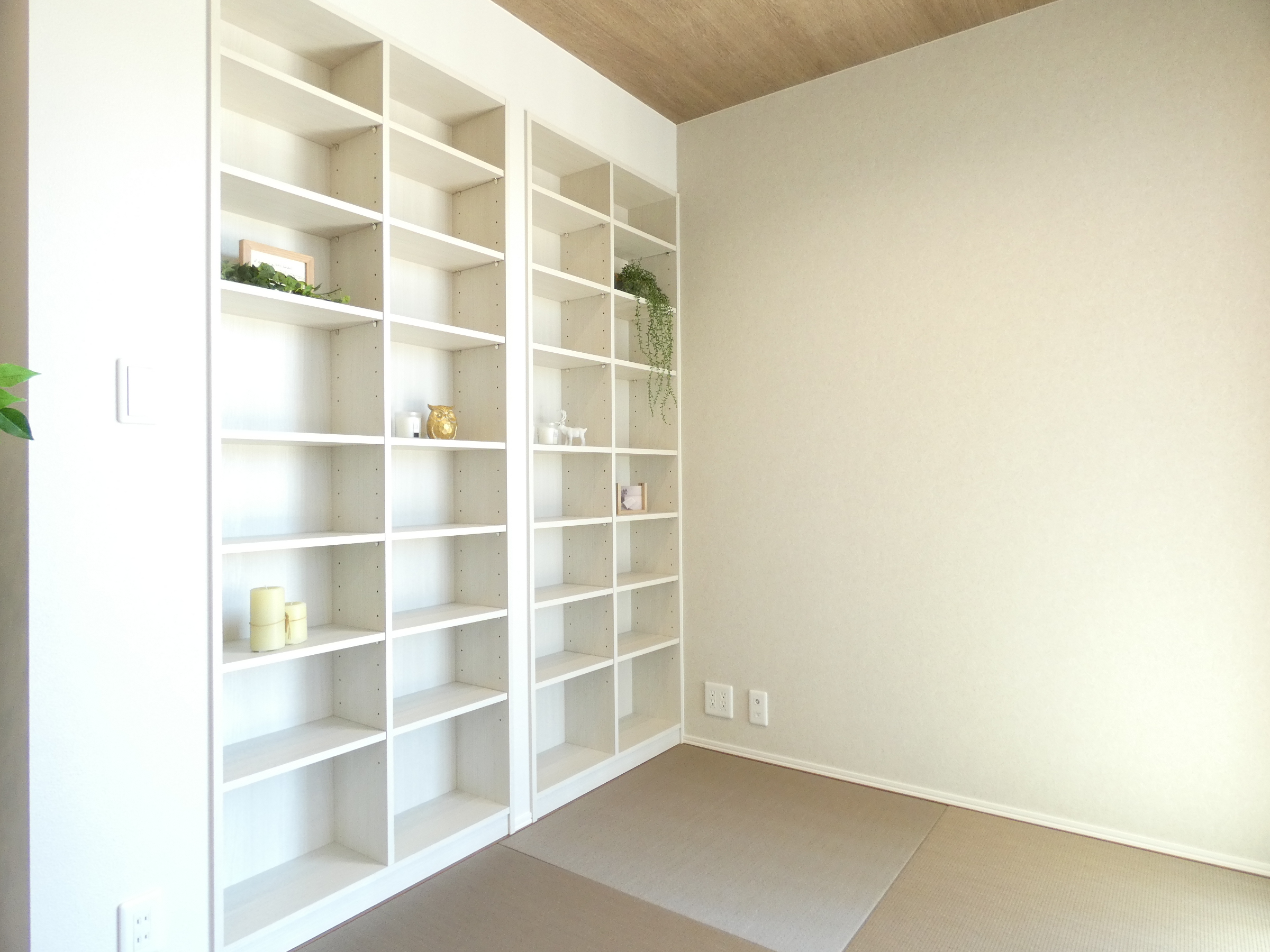 棚付きの畳コーナー。（2026.4撮影）