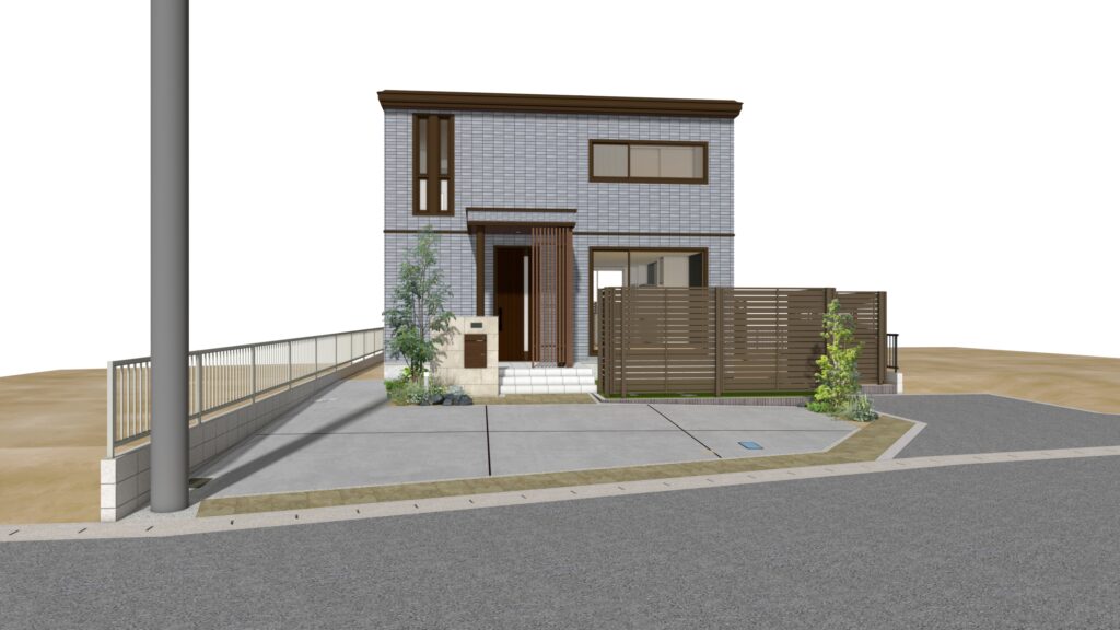 仁井令5号地外観