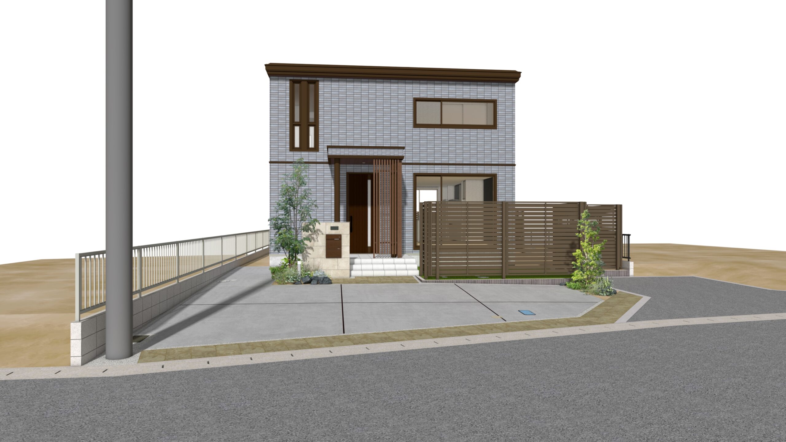 仁井令5号地外観