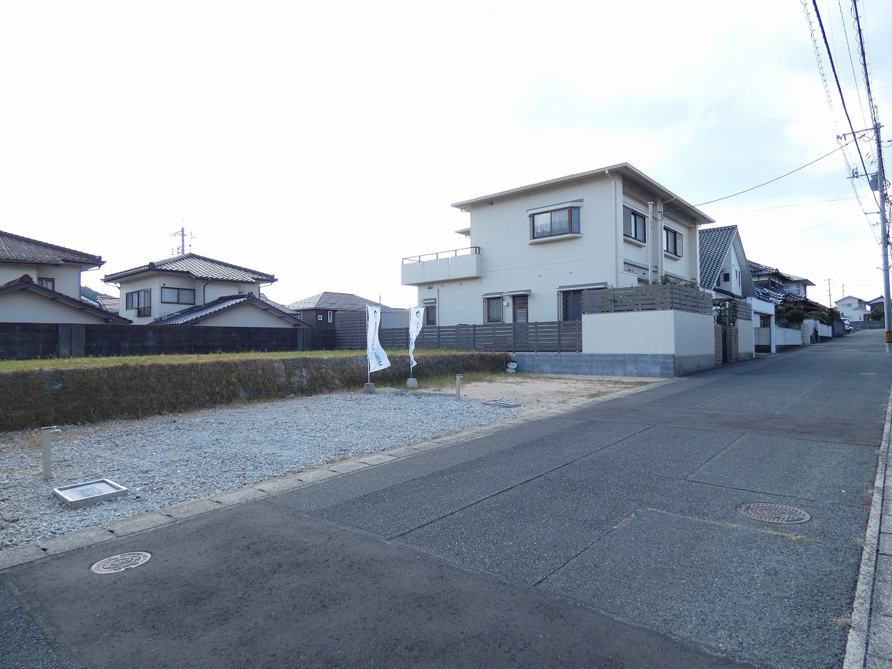 1区画分譲中です。（2025年11月撮影）