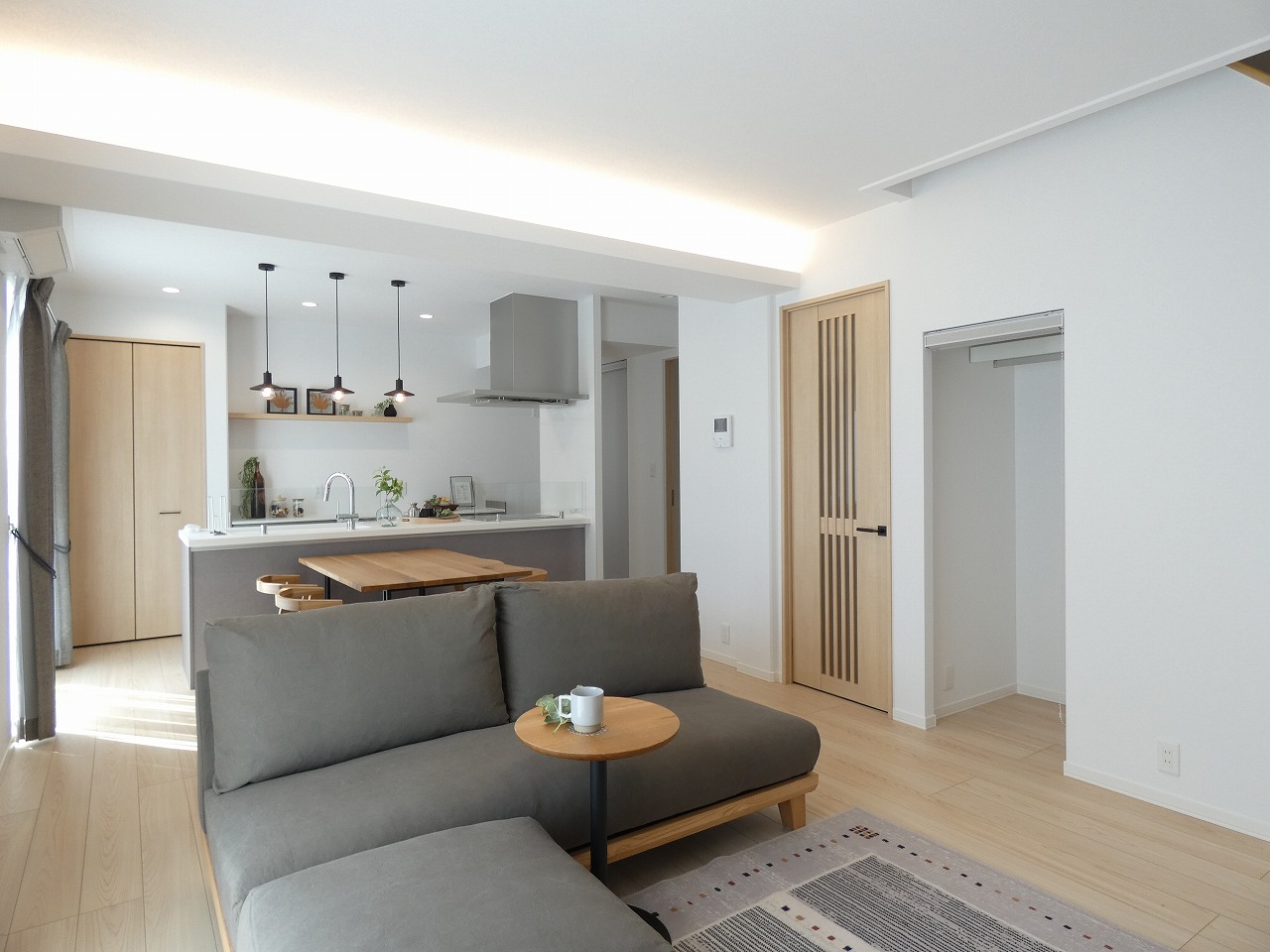 一直線のLDKです。（2025.11撮影）