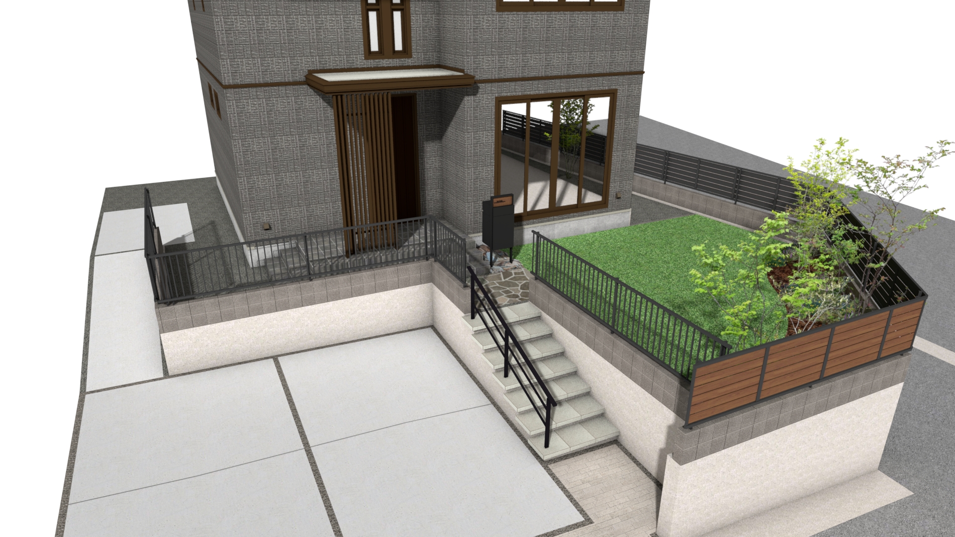 完成イメージ　外観③　