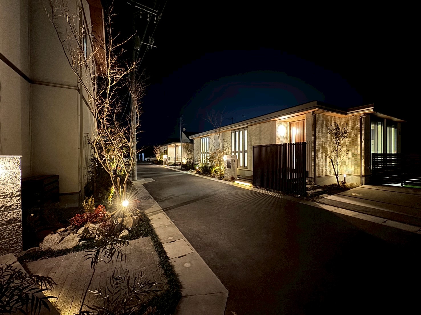 分譲地全体も明るい♪