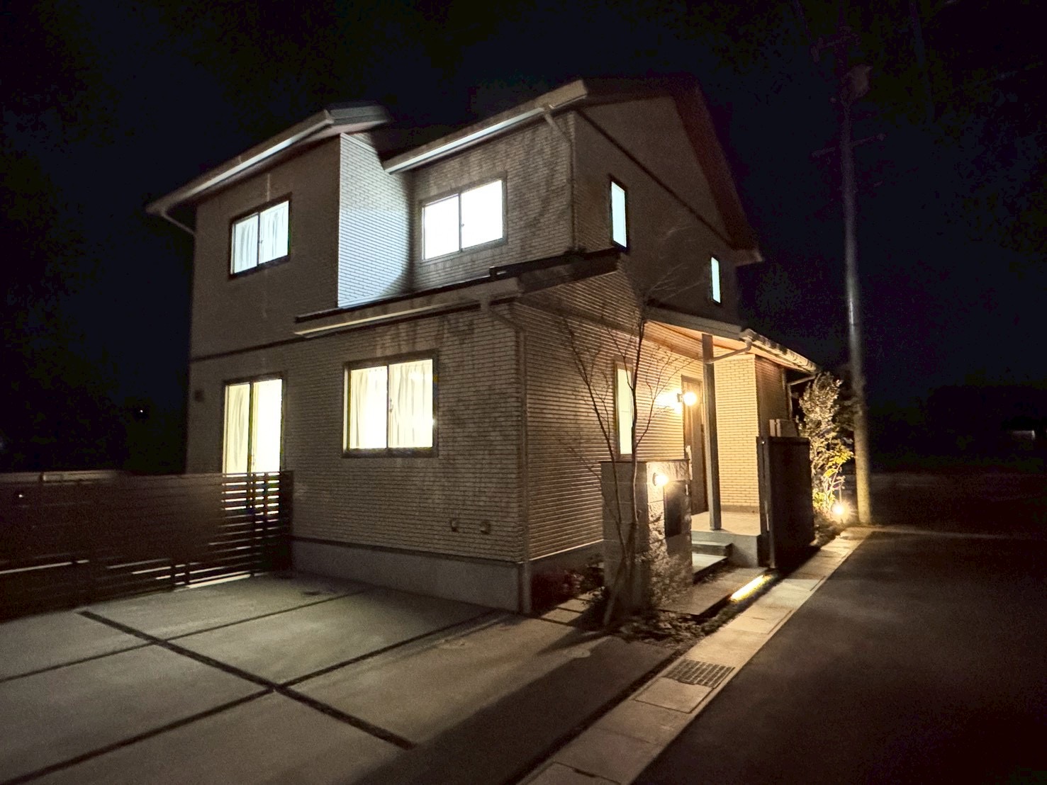 帰宅時も明るくて安心♪