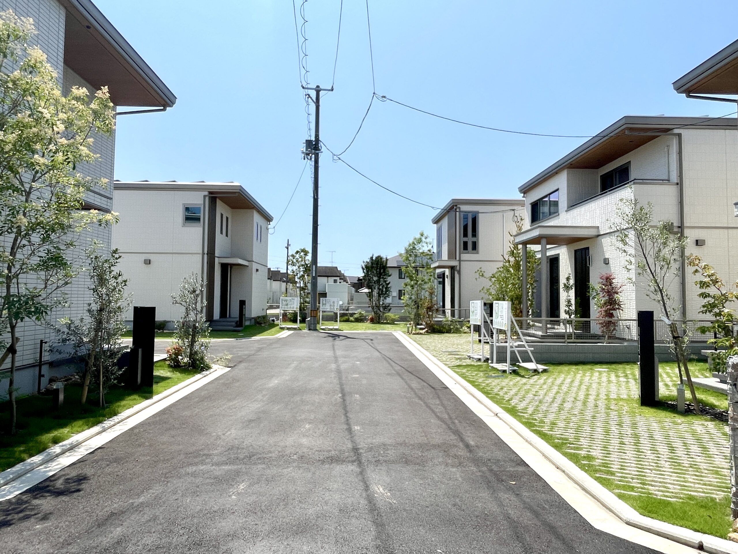 緑があふれる、一感のある豊かな街並みです