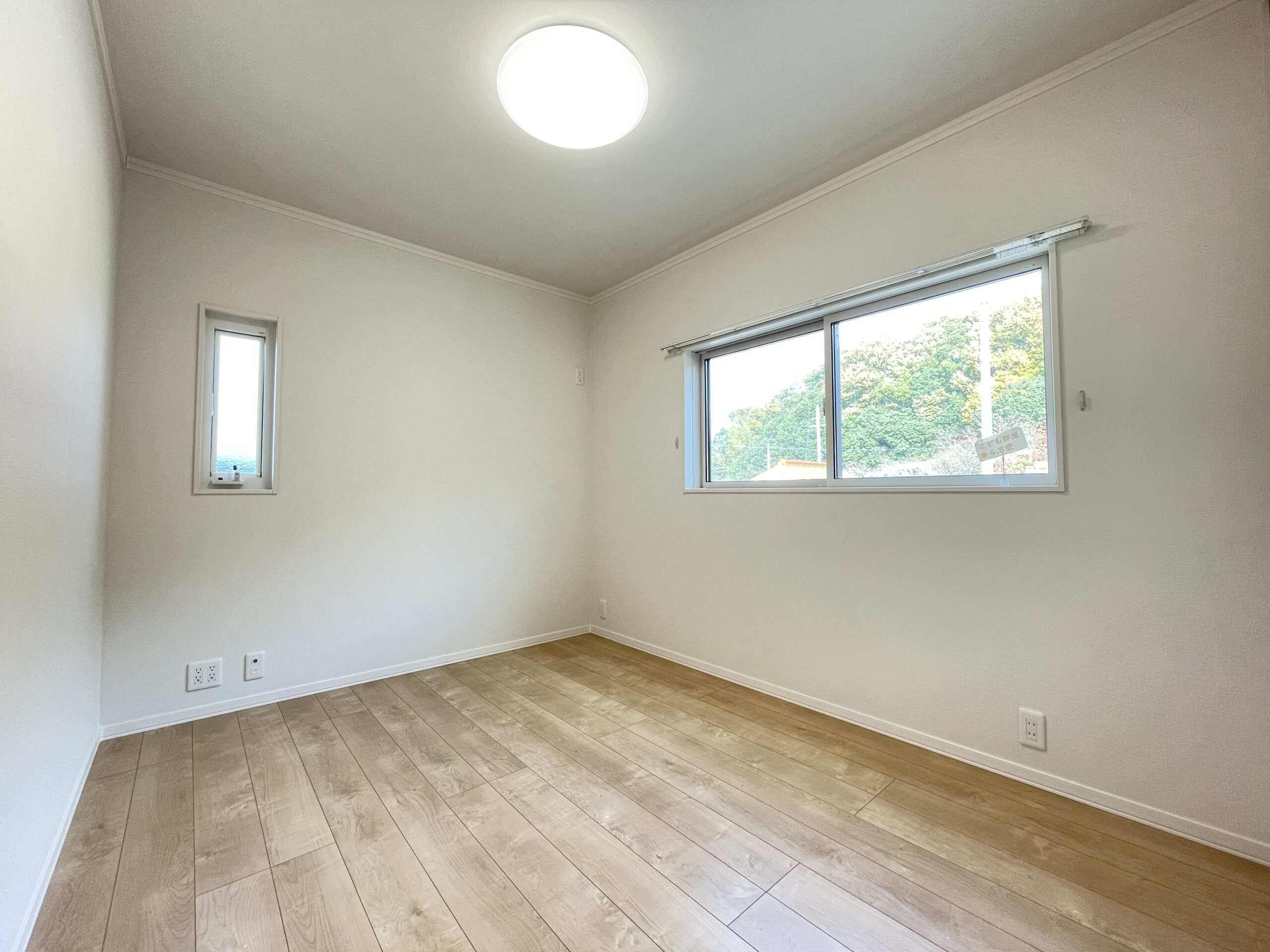 日当たりのいい子供部屋